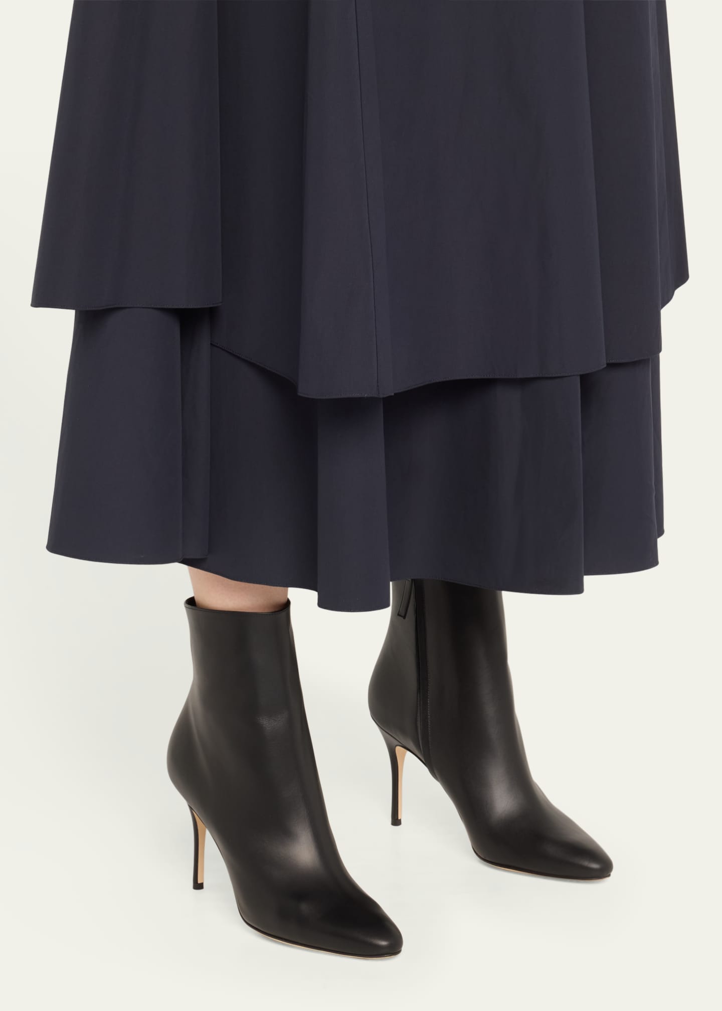 Manolo Blahnik Insopo Leather Booties