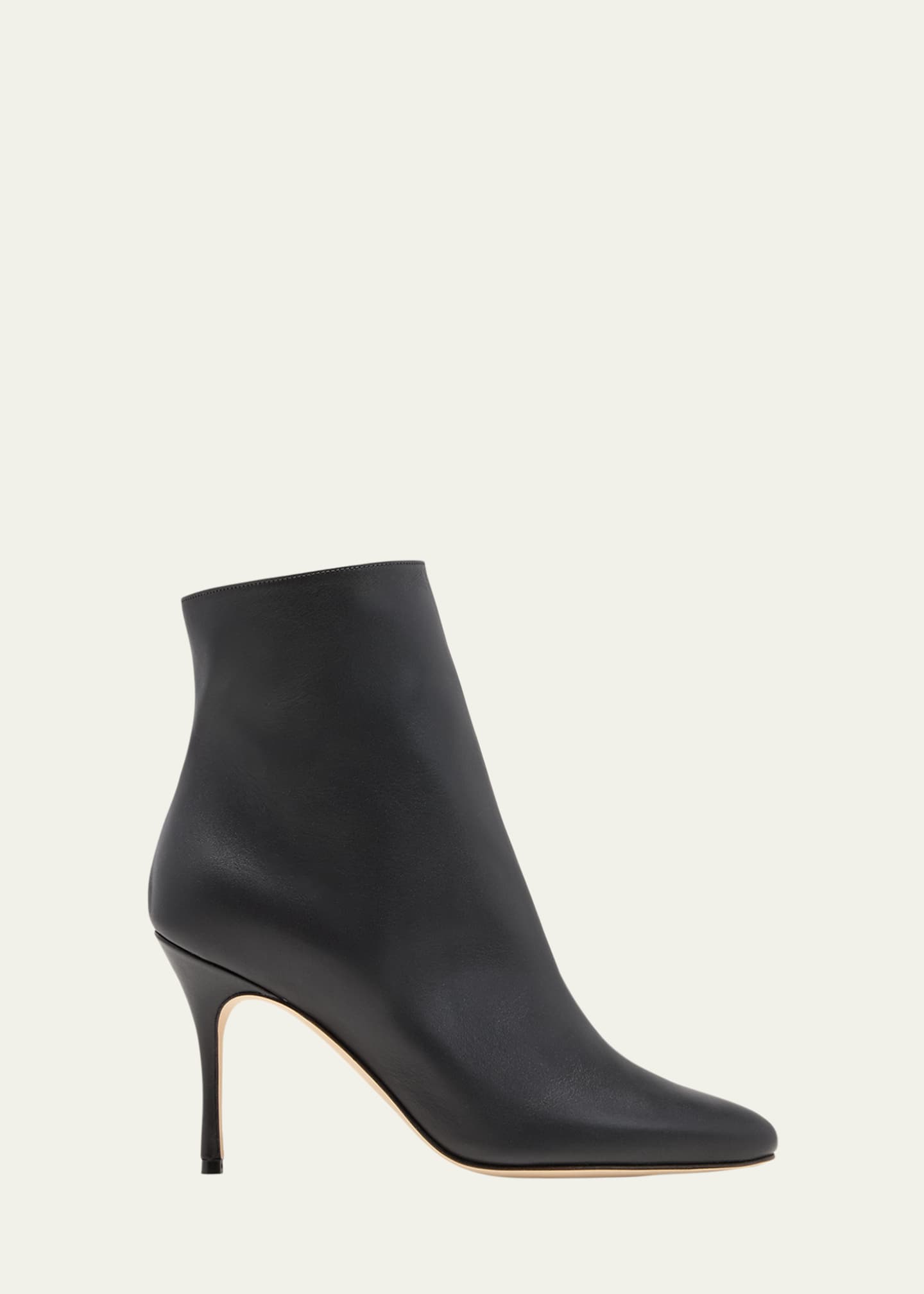 Manolo Blahnik Insopo Leather Booties