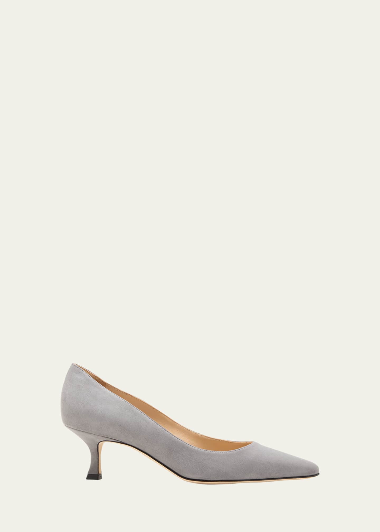 Manolo Blahnik Srila Suede Stiletto Pumps - Bergdorf Goodman