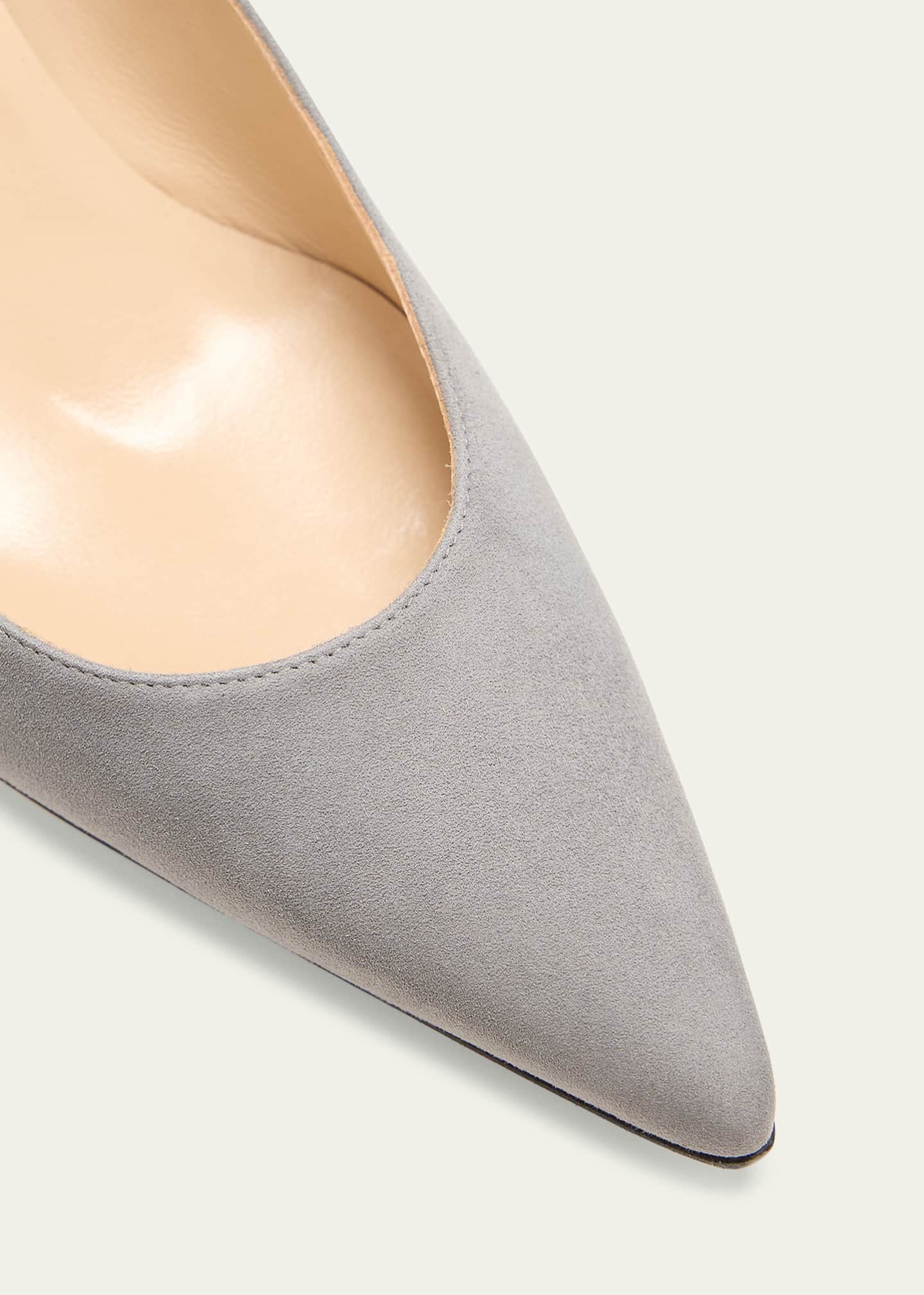 Manolo Blahnik Srila Suede Stiletto Pumps - Bergdorf Goodman