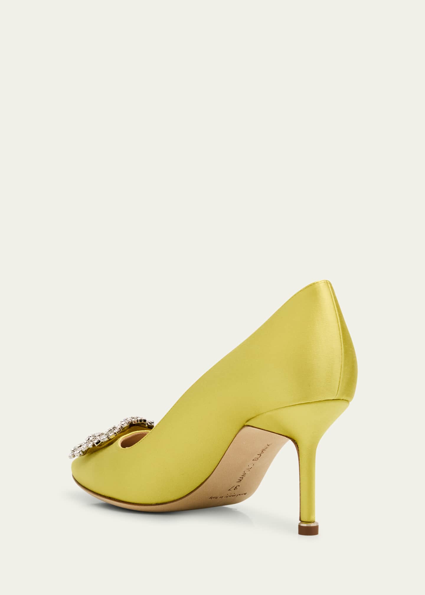Hangisi Satin Buckle Pumps