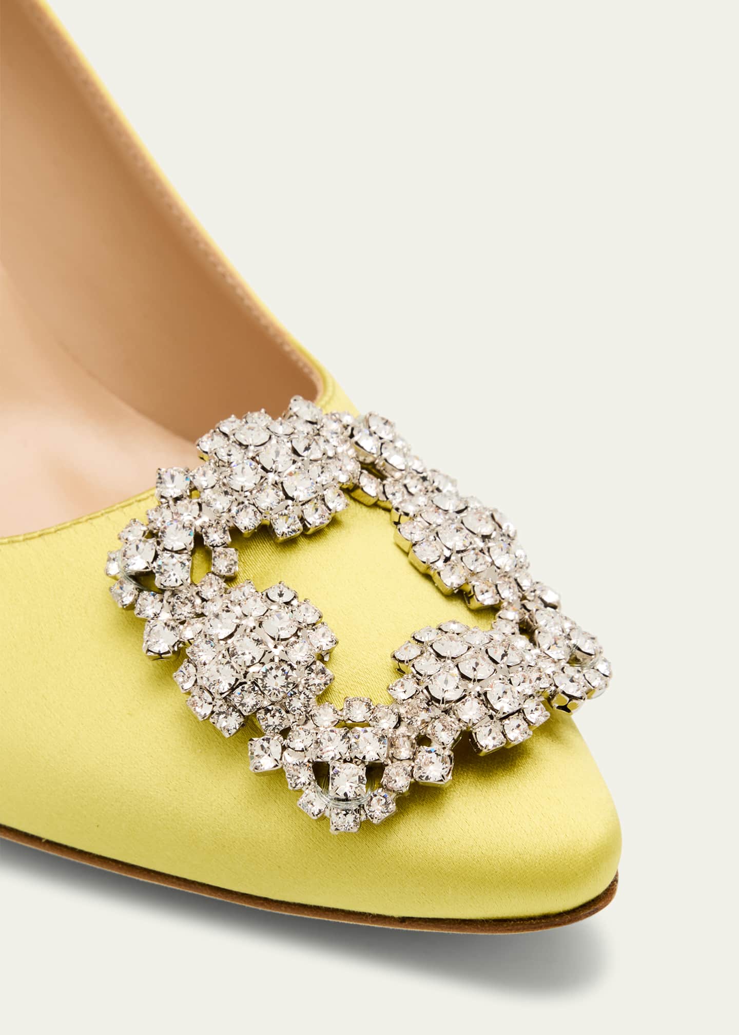Hangisi Satin Buckle Pumps