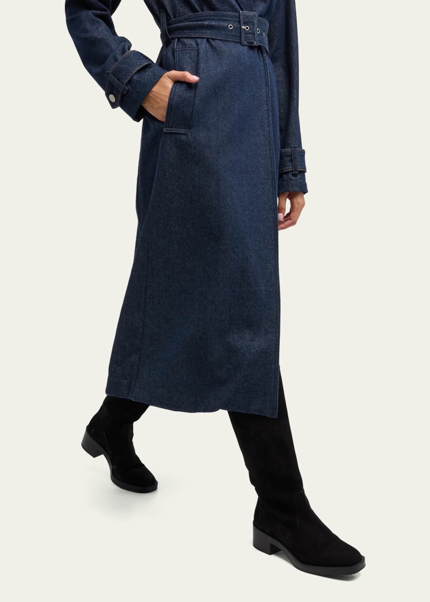 Stuart Weitzman Kaia Suede Knee Boots Image 3 of 5