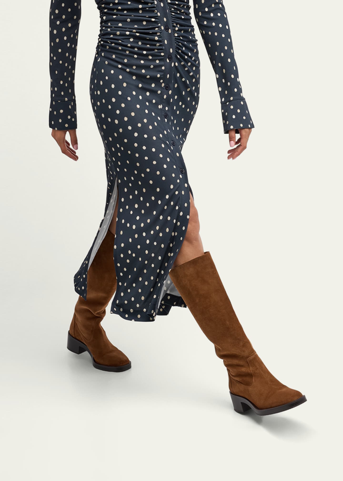 Stuart Weitzman Kaia Suede Knee Boots Image 2 of 5