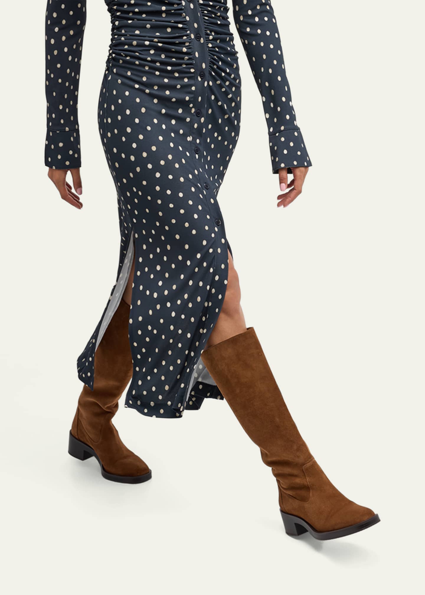 Stuart Weitzman Kaia Suede Knee Boots Image 3 of 5