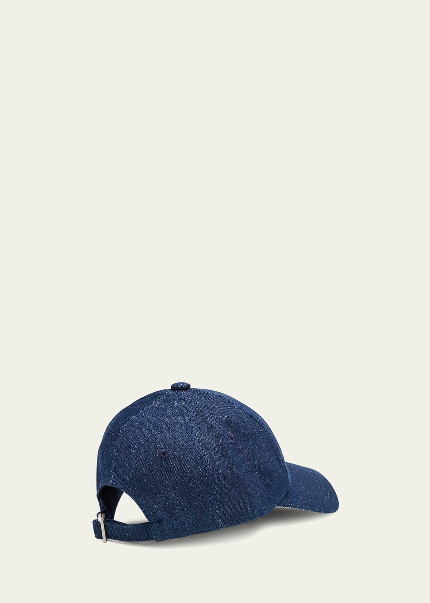 Jacquemus Men's Gadjo Denim Baseball Cap Image 2 of 2