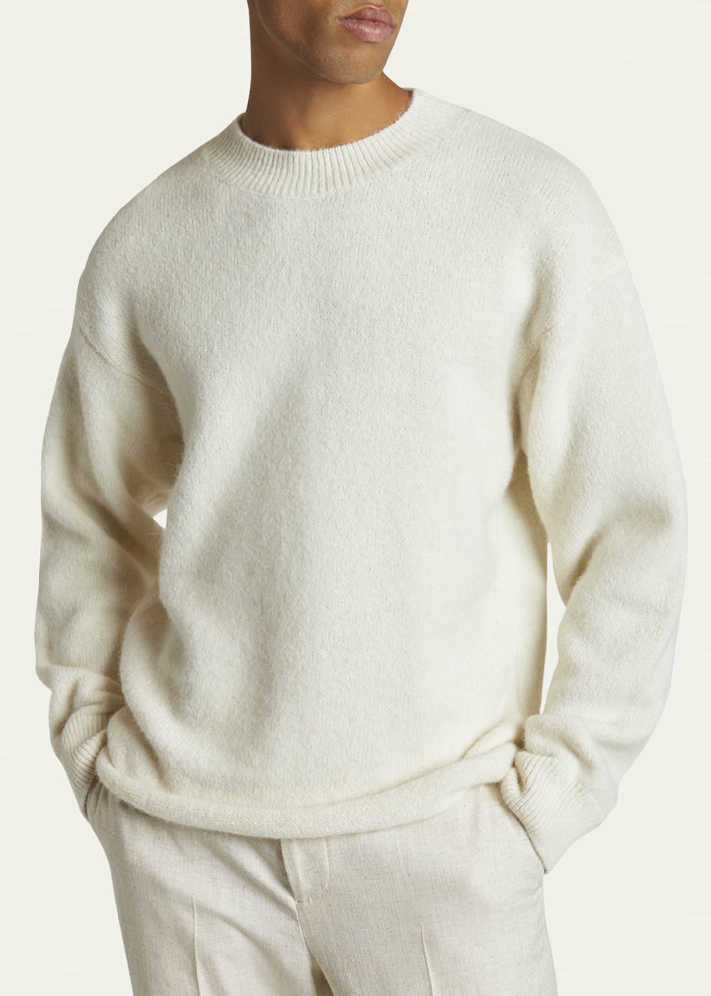 Jacquemus Men's Brushed Logo Sweater Image 4 of 5