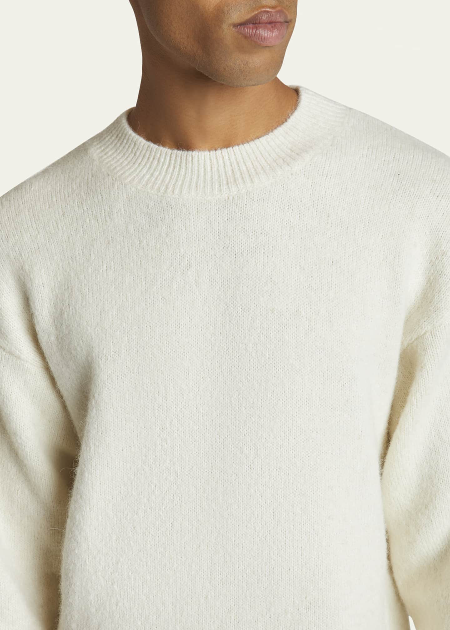 Jacquemus Men's Brushed Logo Sweater Image 5 of 5