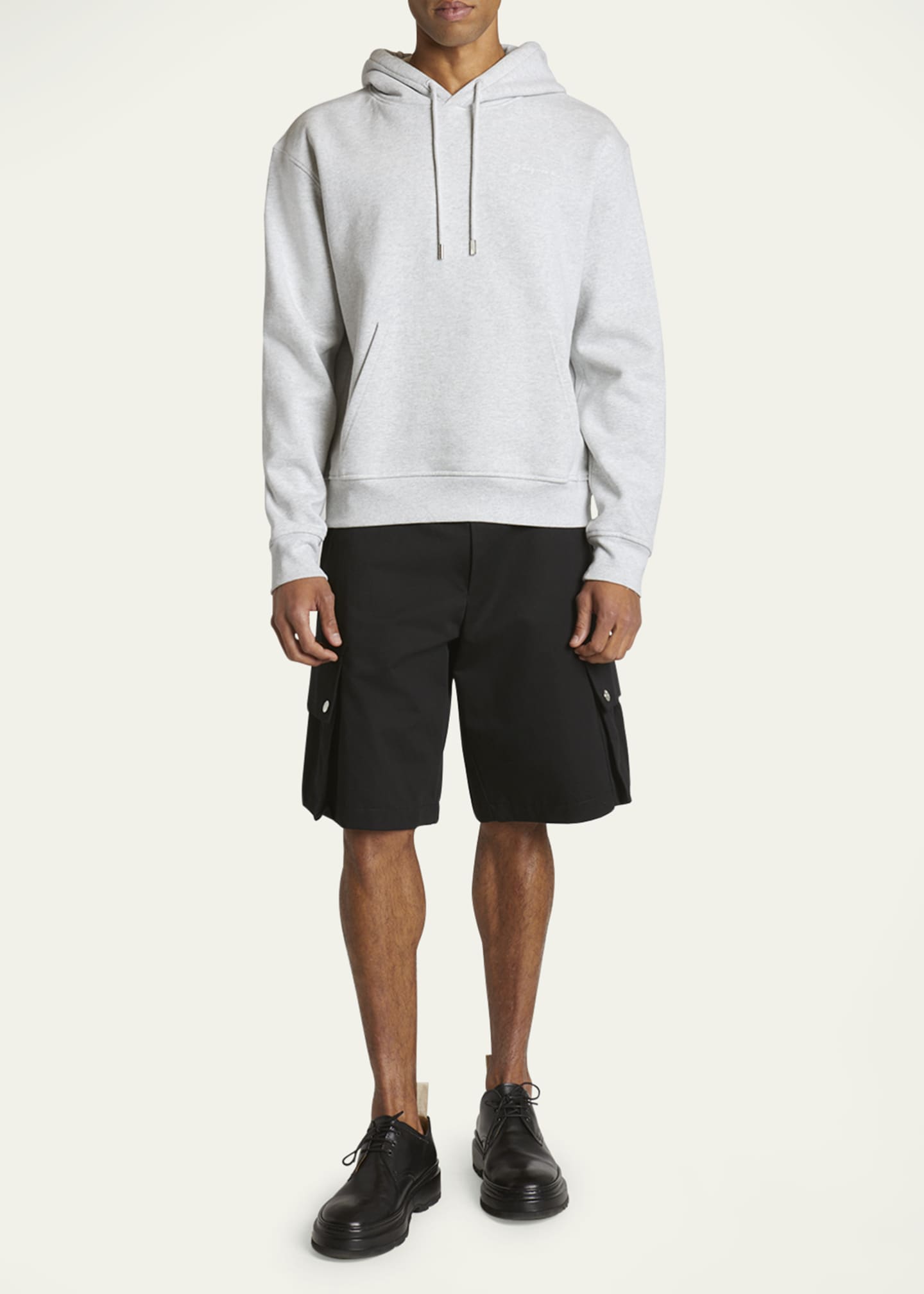 Jacquemus Men's Grosgrain Logo Hoodie Image 2 of 5