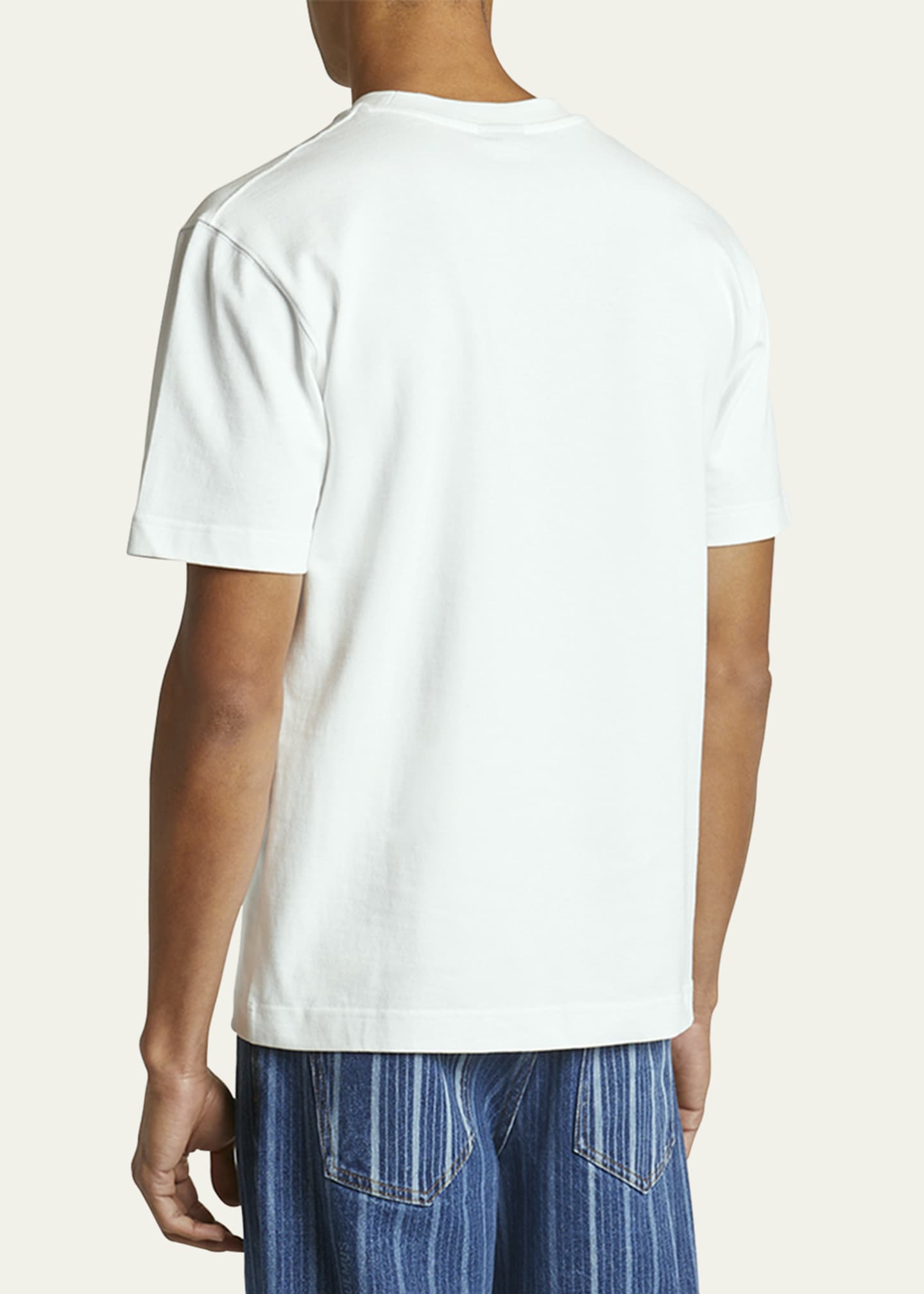 Jacquemus Men's Grosgrain Logo T-Shirt Image 3 of 5