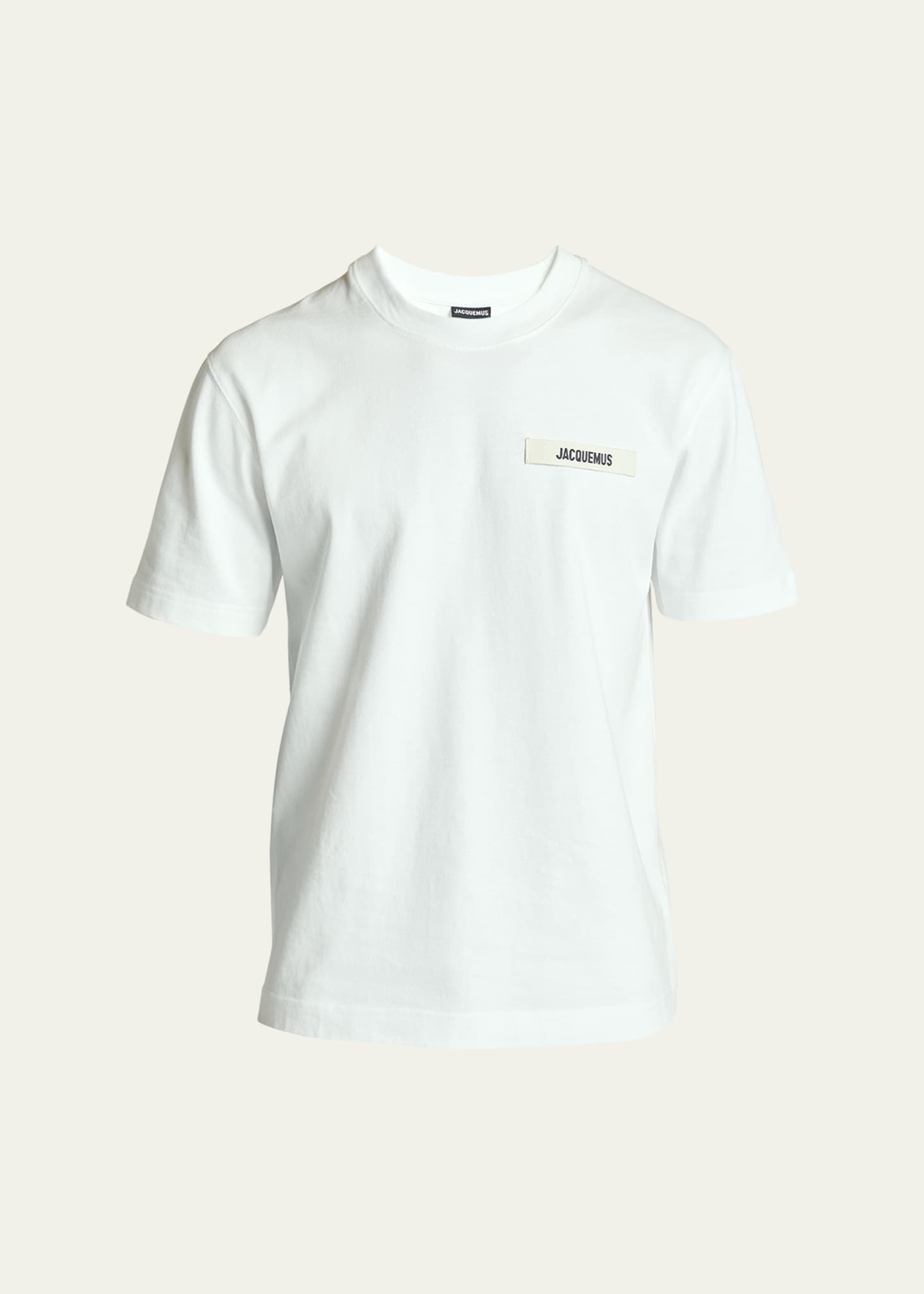 Jacquemus Men's Grosgrain Logo T-Shirt Image 1 of 5