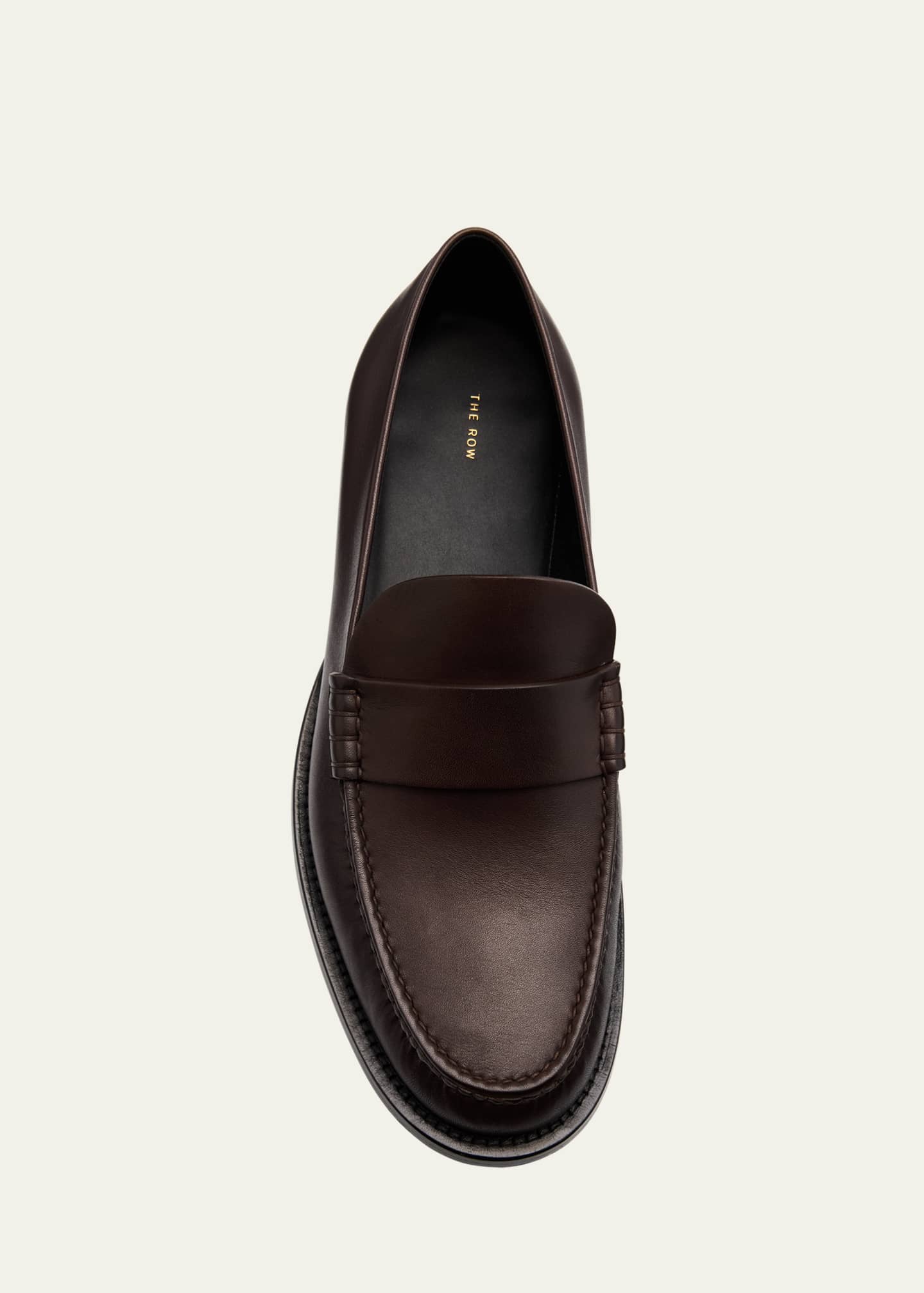 THE ROW Novus Leather Slip-On Loafers - Bergdorf Goodman
