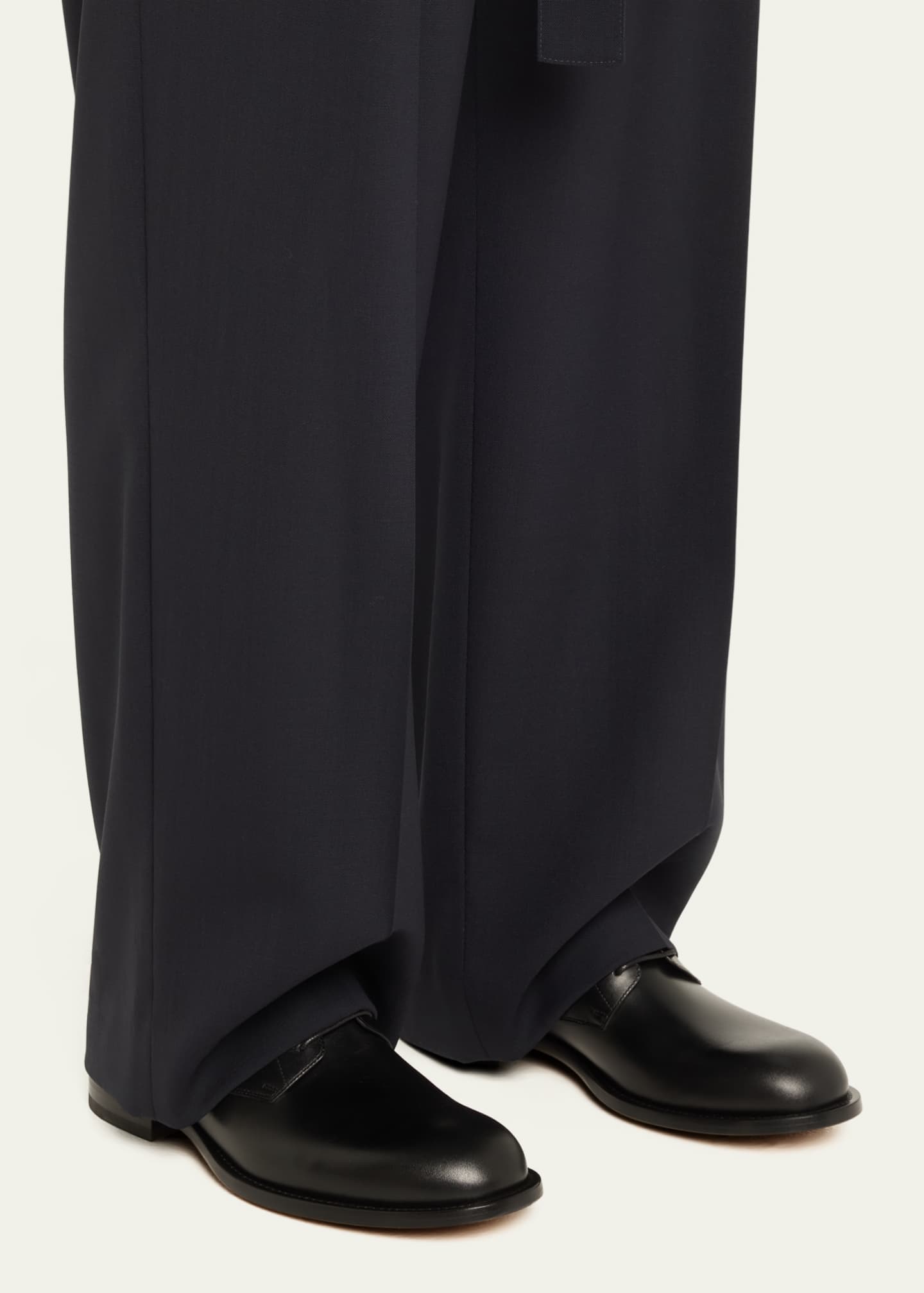 THE ROW Novus Leather Derby Loafers Image 2 of 5