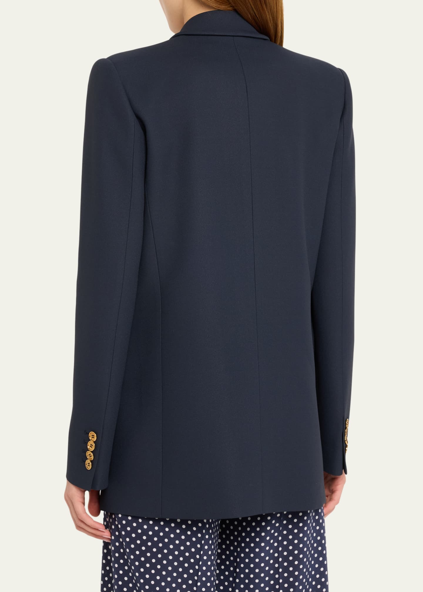 Michael Kors Collection Georgina Double-Breasted Blazer Image 3 of 5