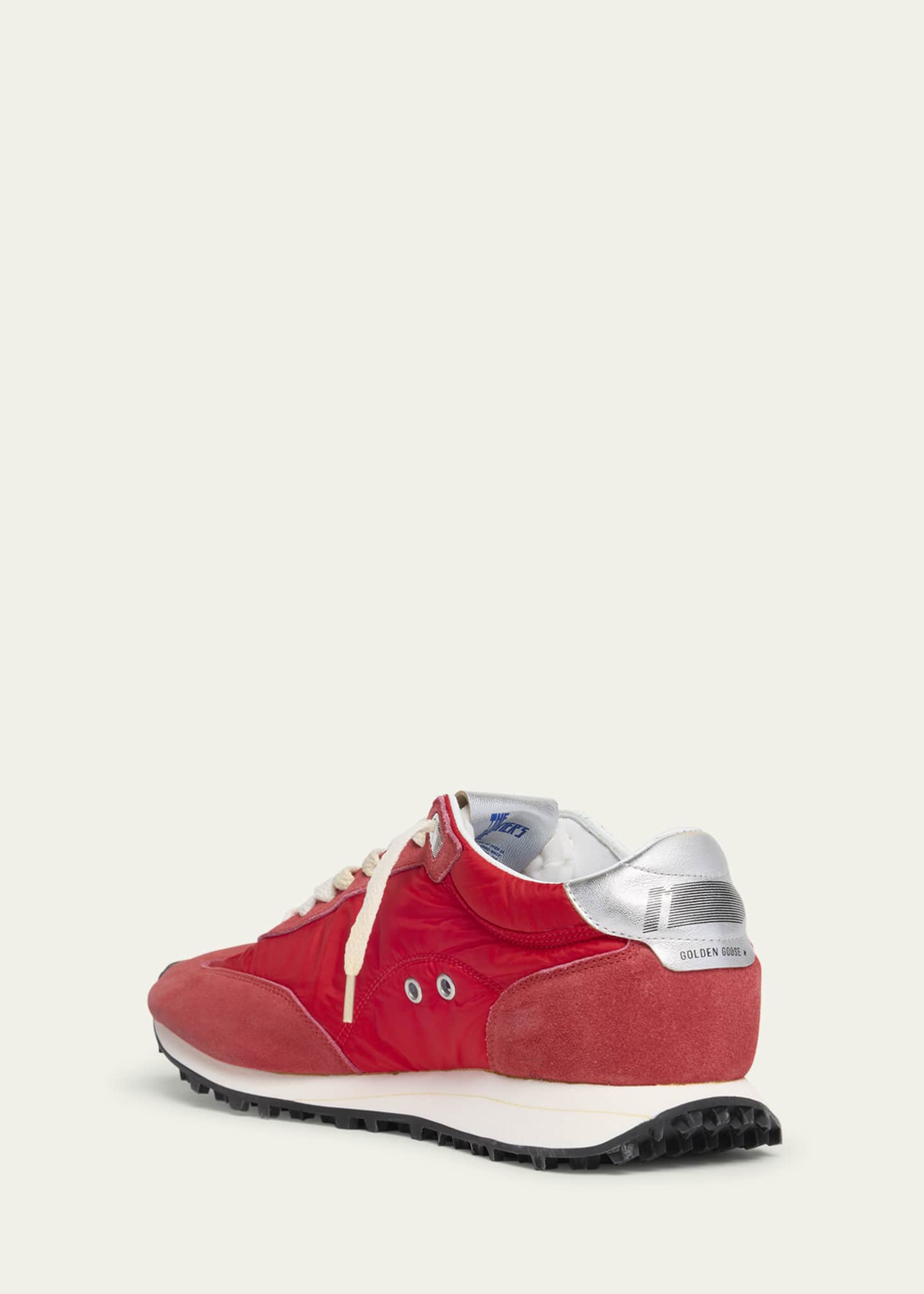 Golden Goose Men's Running Marathon Nylon and Suede Sneakers Image 4 of 6