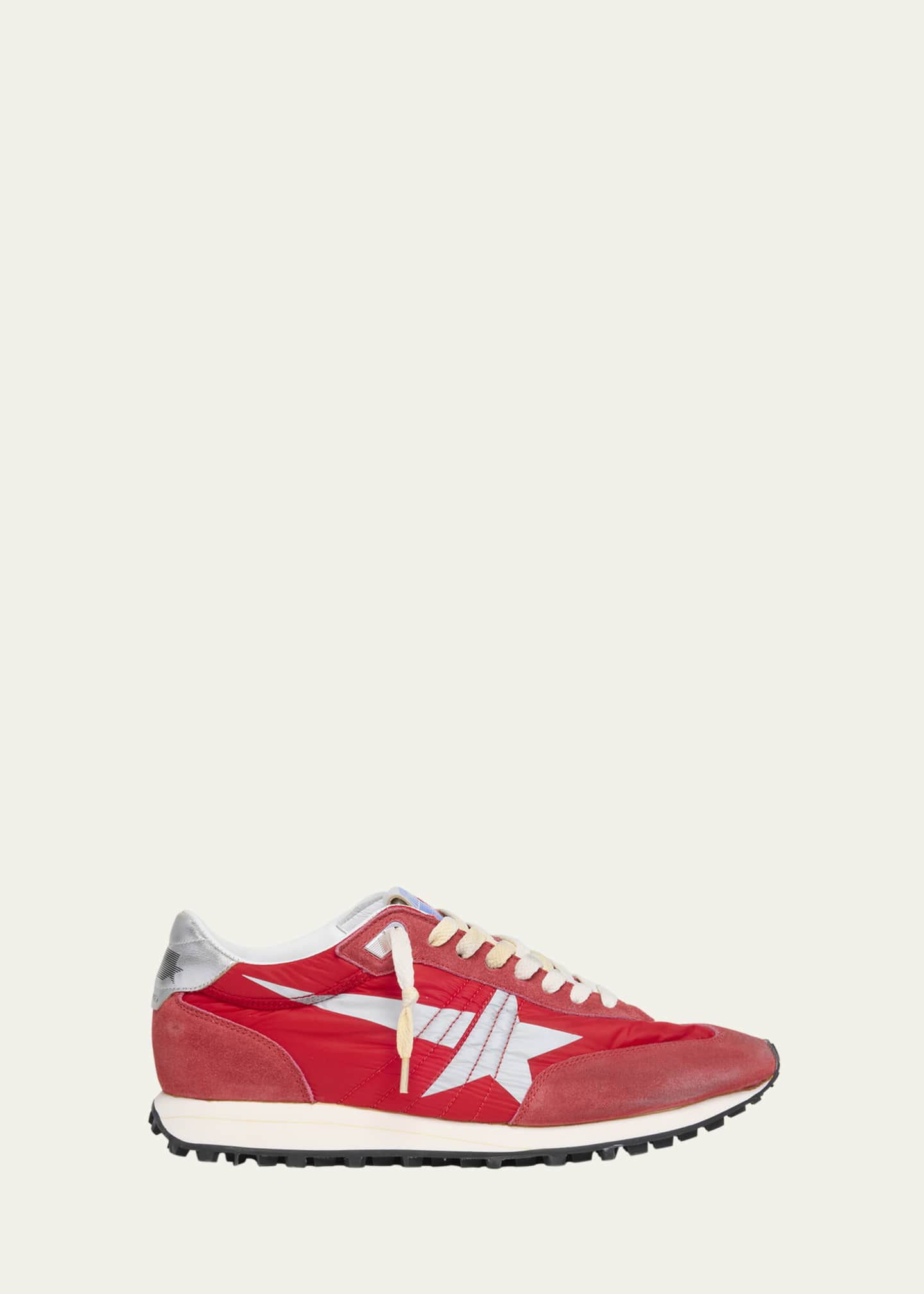 Golden Goose Men's Running Marathon Nylon and Suede Sneakers Image 1 of 6