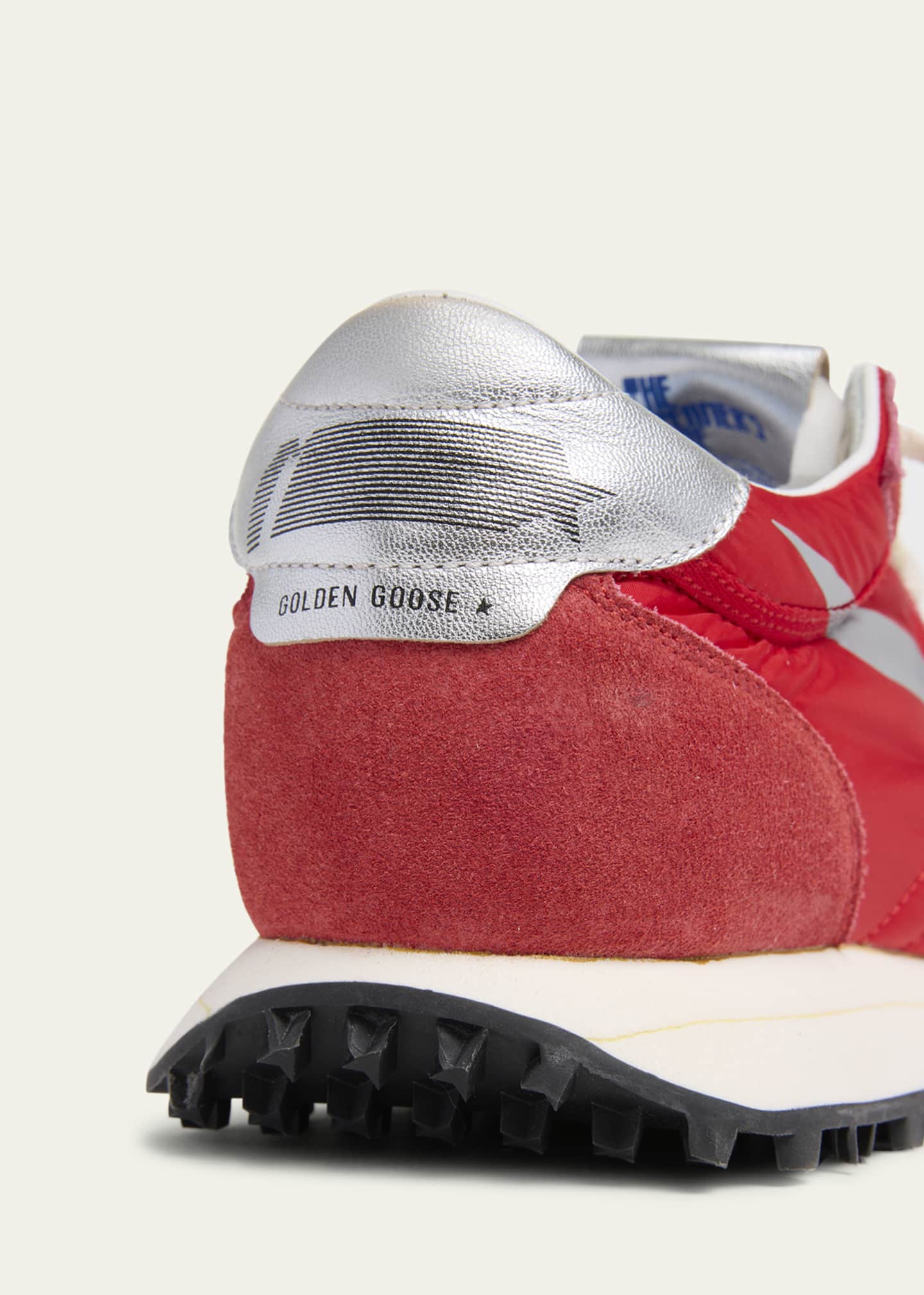 Golden Goose Men's Running Marathon Nylon and Suede Sneakers Image 5 of 6