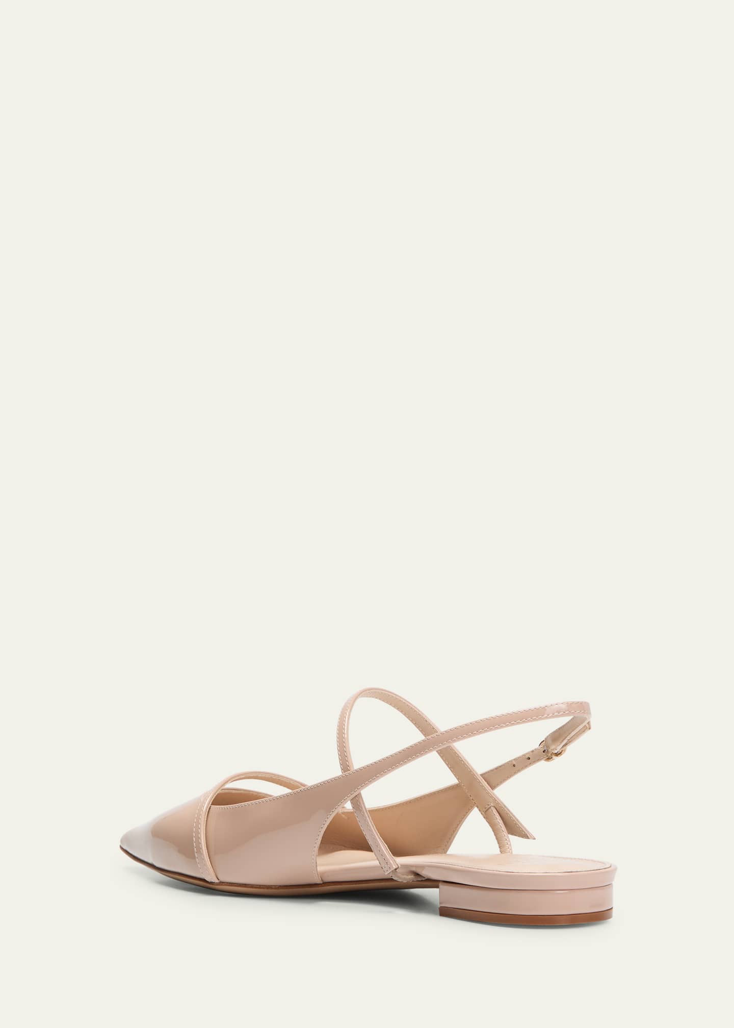 Alexandre Birman Tita Patent Slingback Ballerina Flats Image 4 of 5