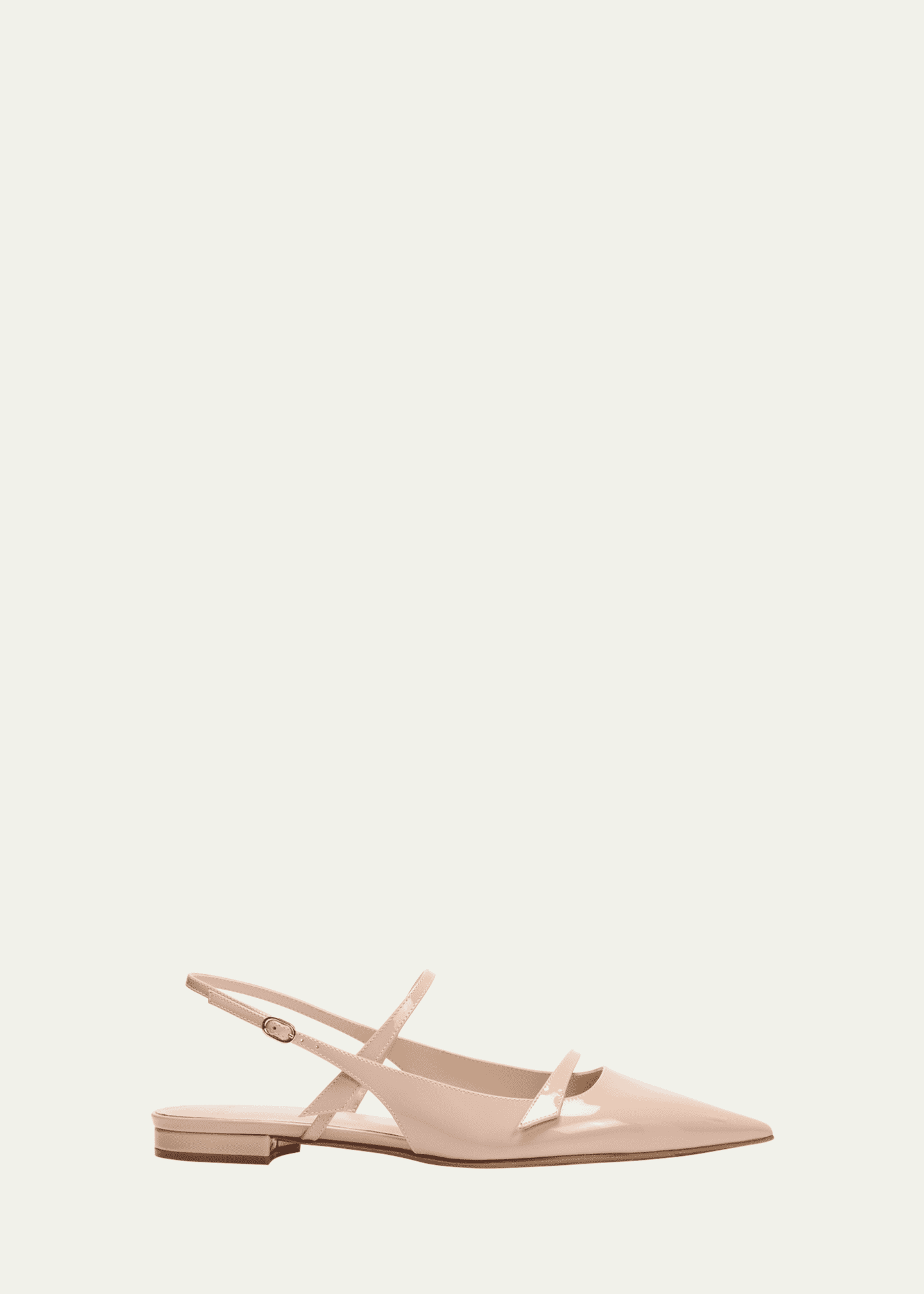 Alexandre Birman Tita Patent Slingback Ballerina Flats Image 1 of 5