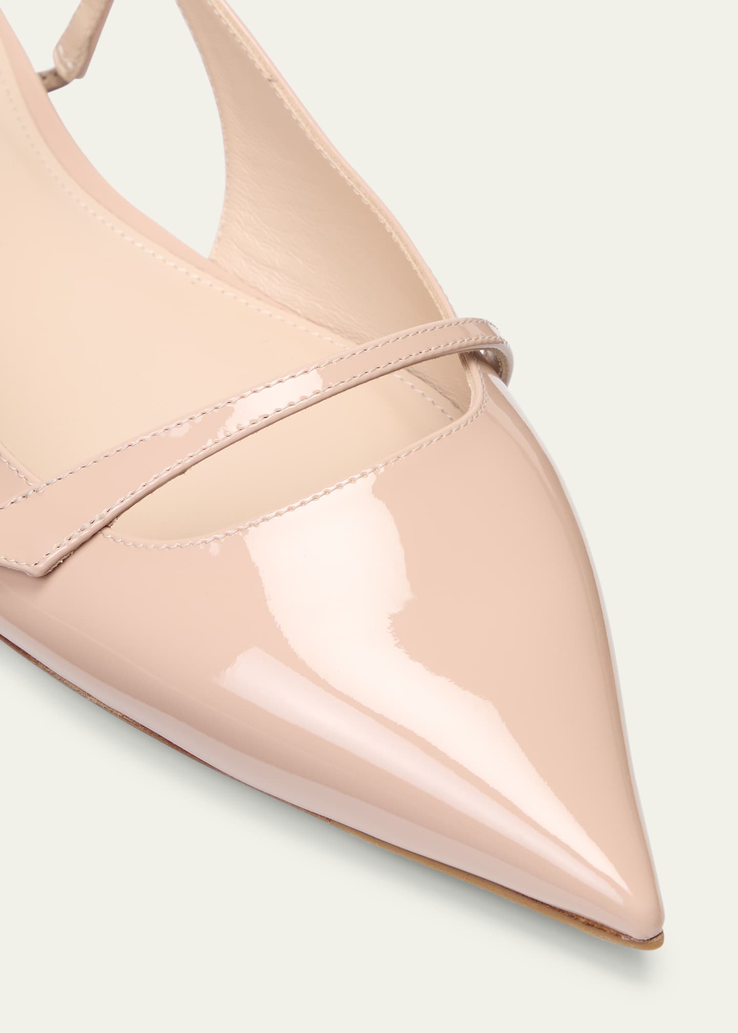 Alexandre Birman Tita Patent Slingback Ballerina Flats Image 5 of 5