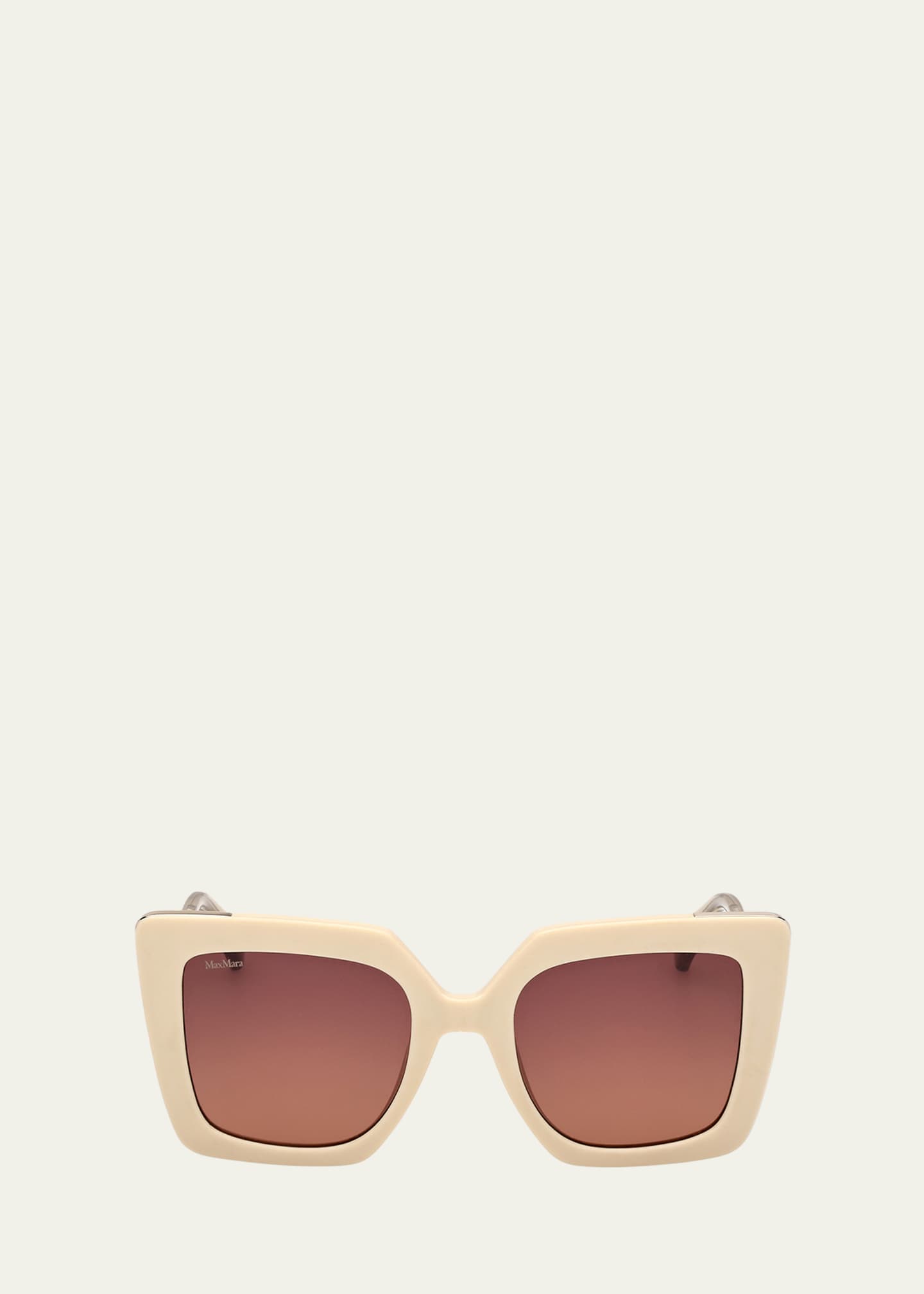 Max Mara Brown Acetate Sunglasses
