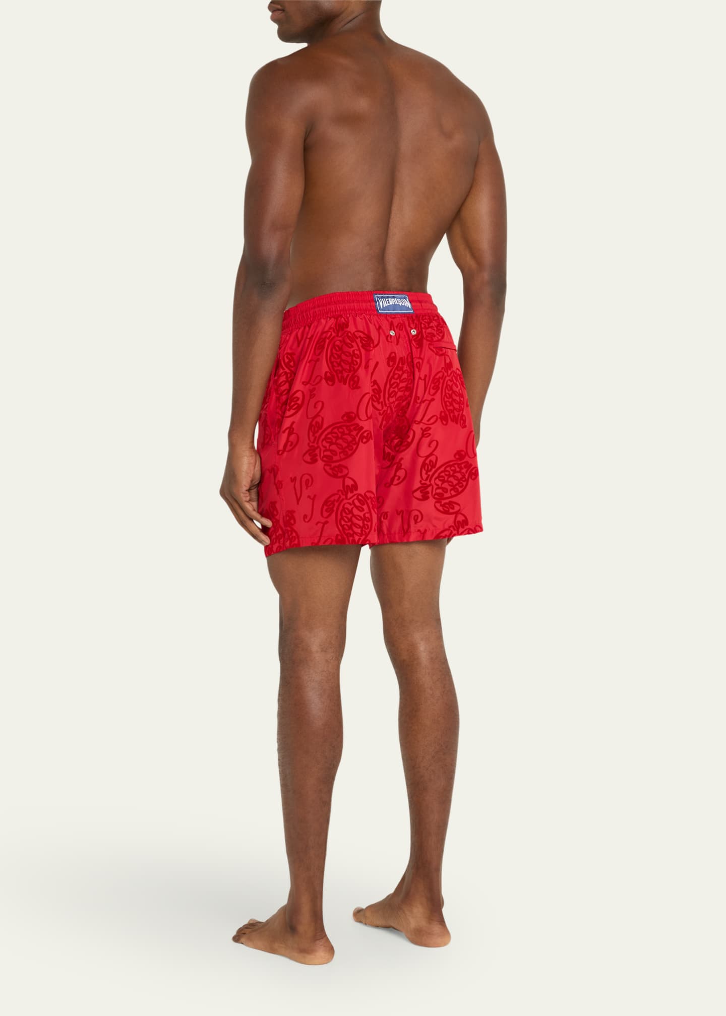 Vilebrequin Men's Abstract-Print Swim Shorts Image 3 of 4