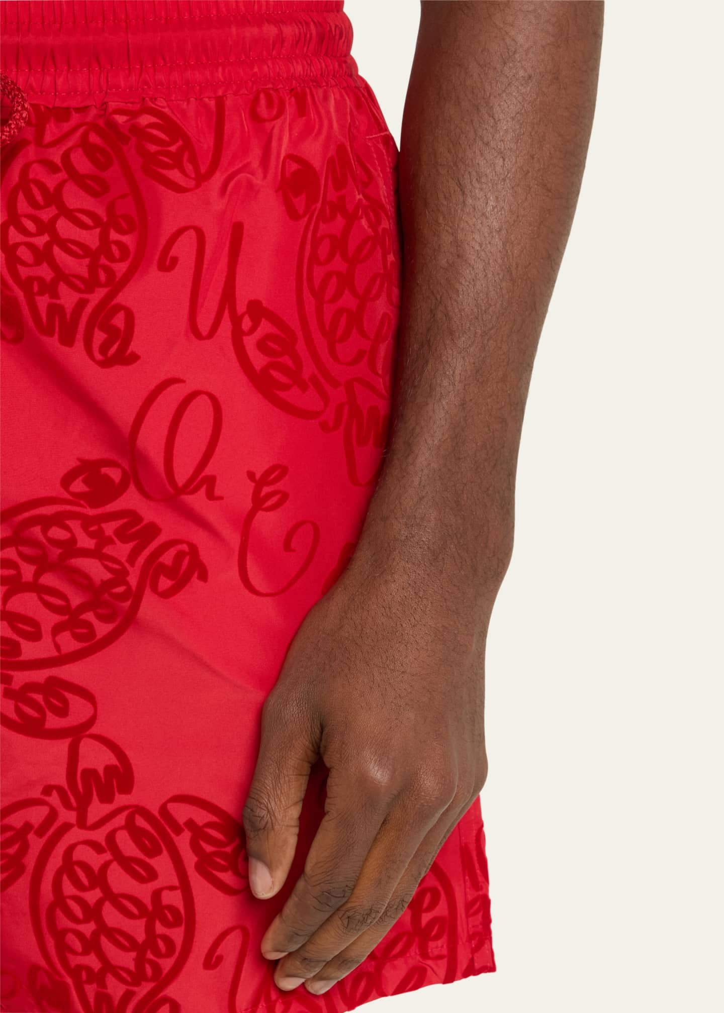 Vilebrequin Men's Abstract-Print Swim Shorts Image 4 of 4
