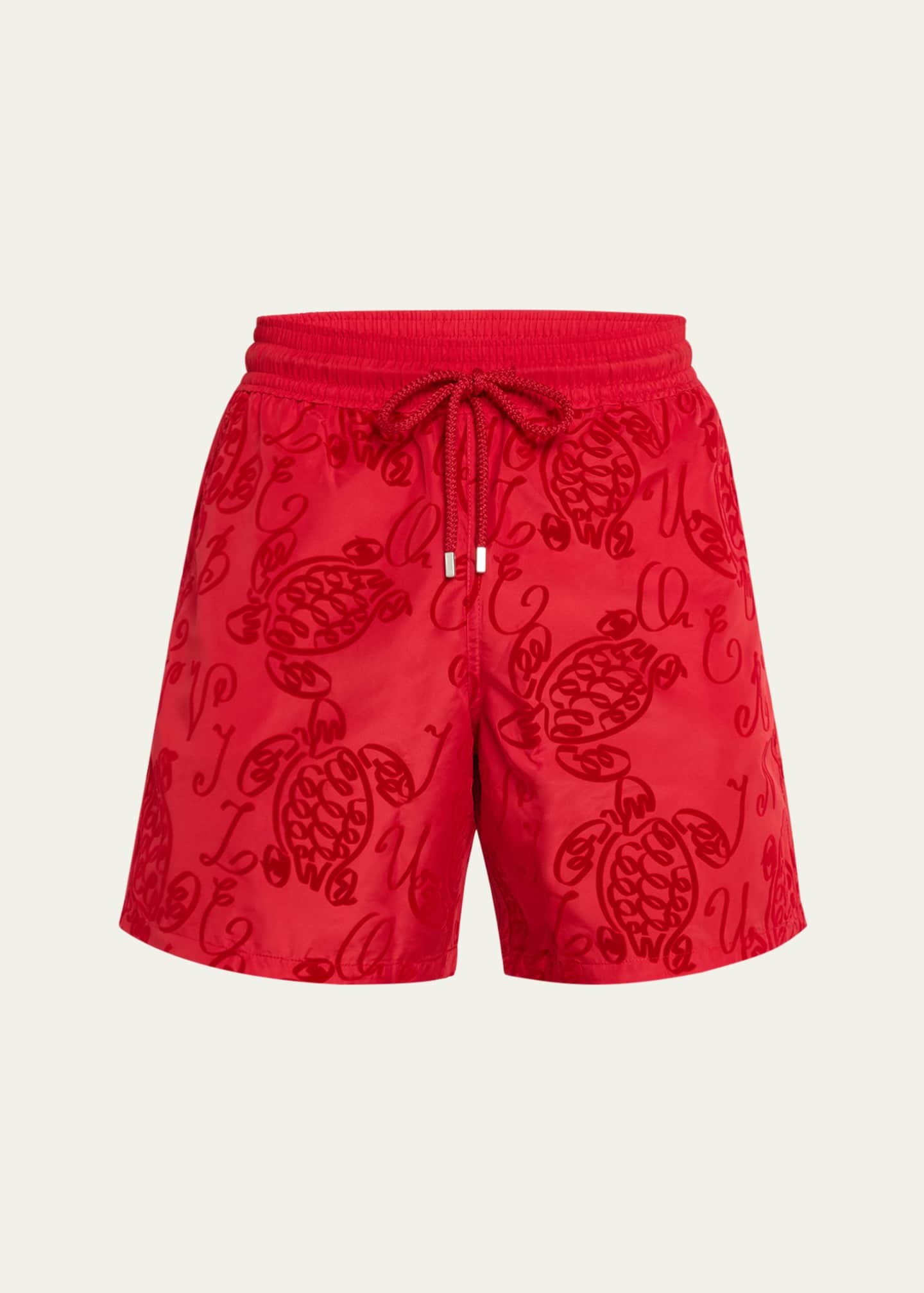 Vilebrequin Men's Abstract-Print Swim Shorts Image 1 of 4