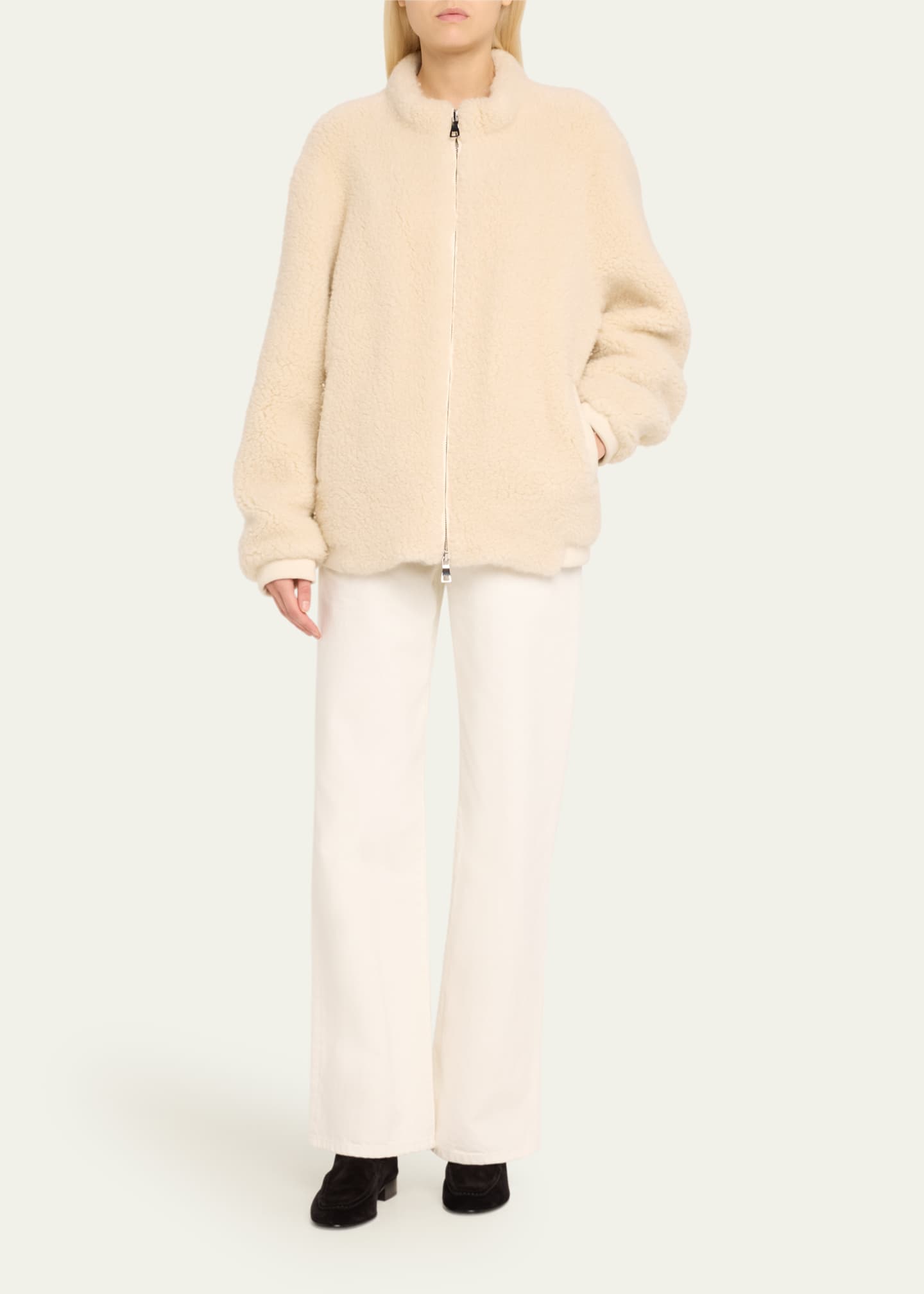 God's True Cashmere T Bird Cashmere Flight Jacket Image 2 of 5