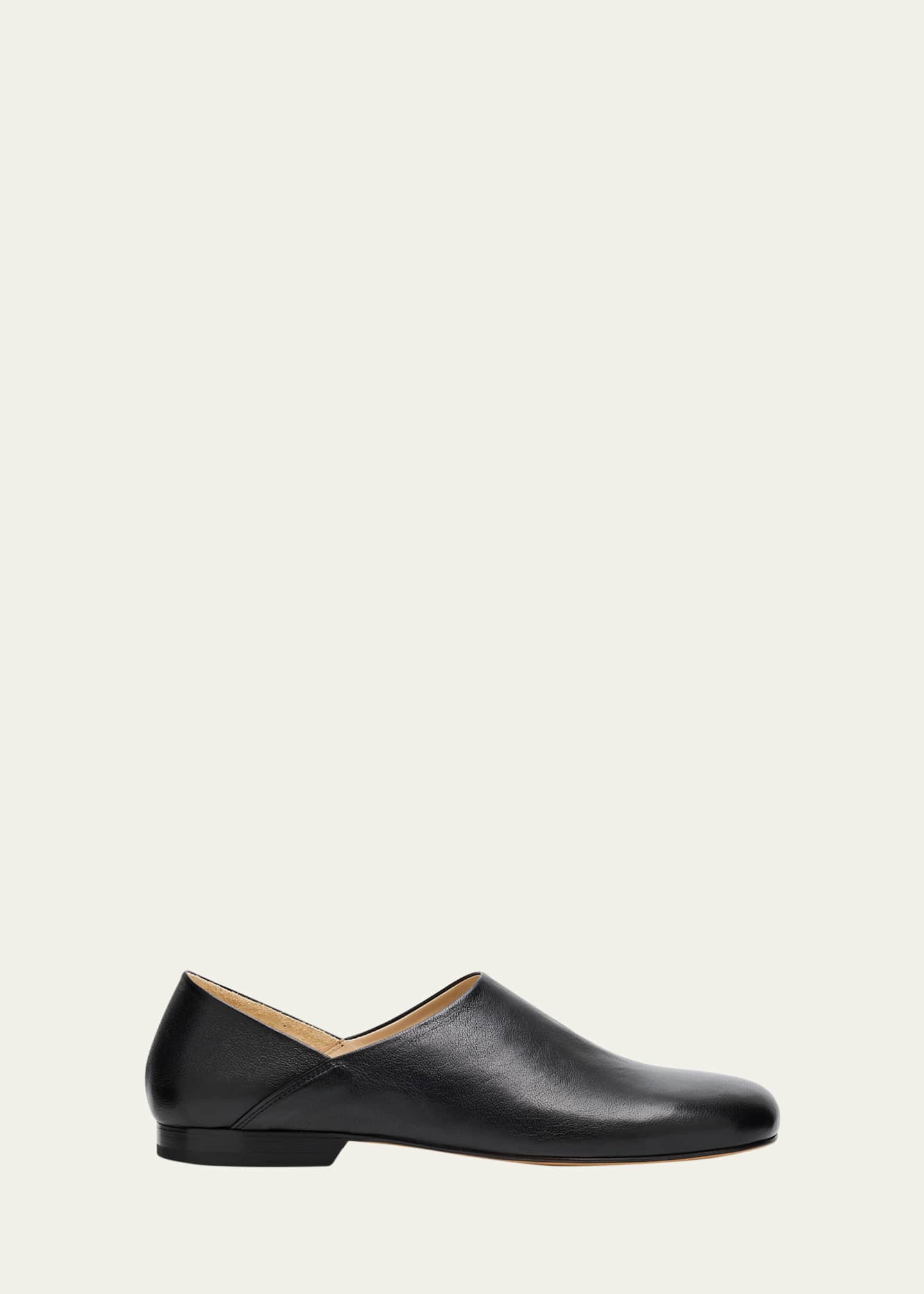 LEMAIRE Men's Leather D'Orsay Slip-On Loafers - Bergdorf Goodman