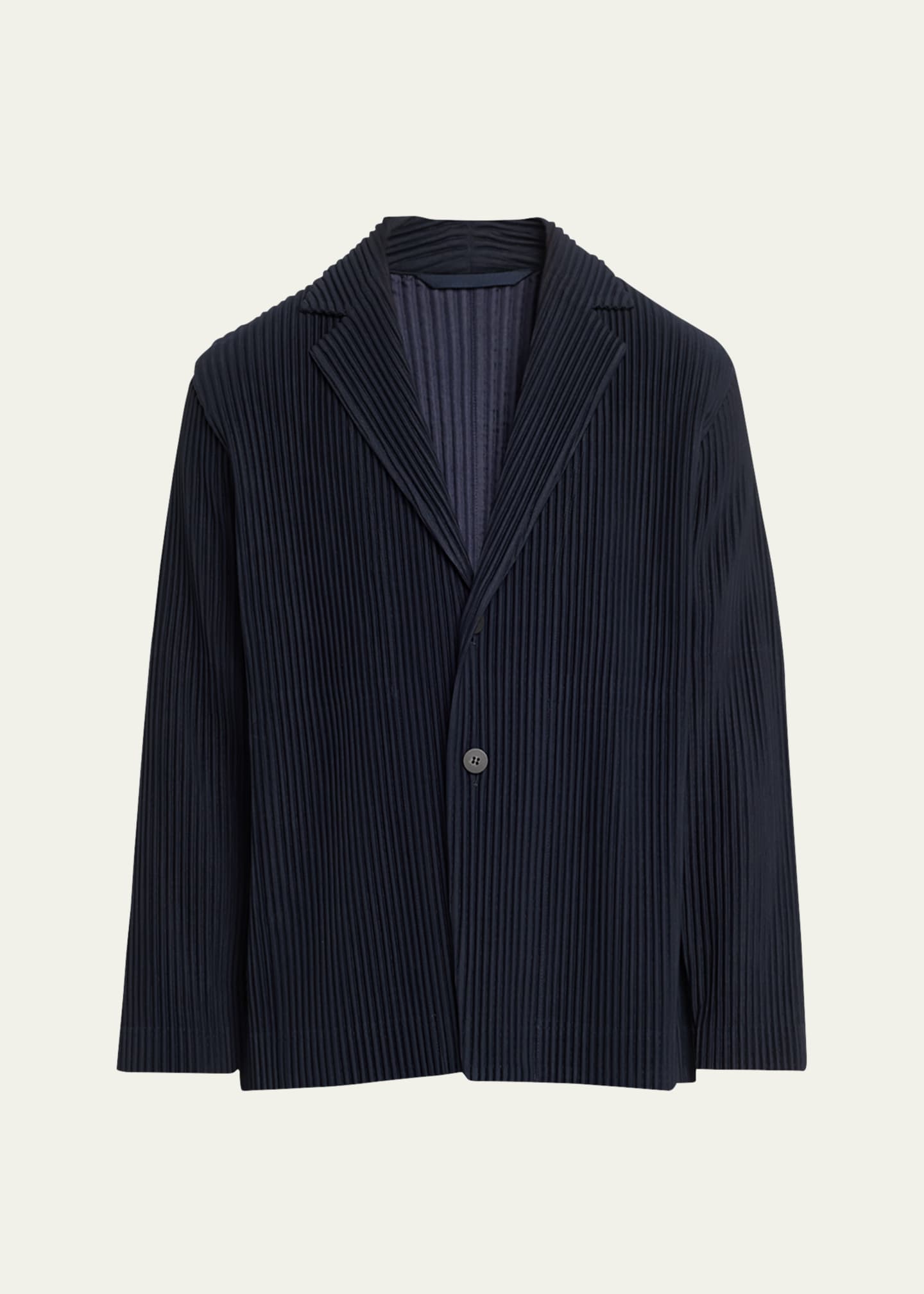 Homme Plisse Issey Miyake Men's Pleated Polyester Sport Jacket Image 1 of 5