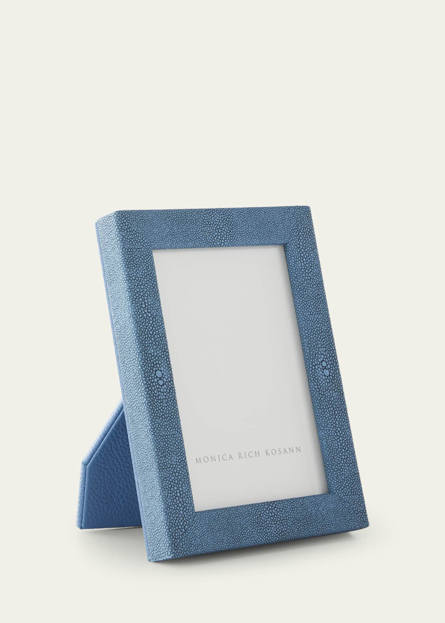 Monica Rich Kosann Photographer's Molding Shagreen-Embossed Faux Leather Frame, 4" x 6" Image 2 of 2
