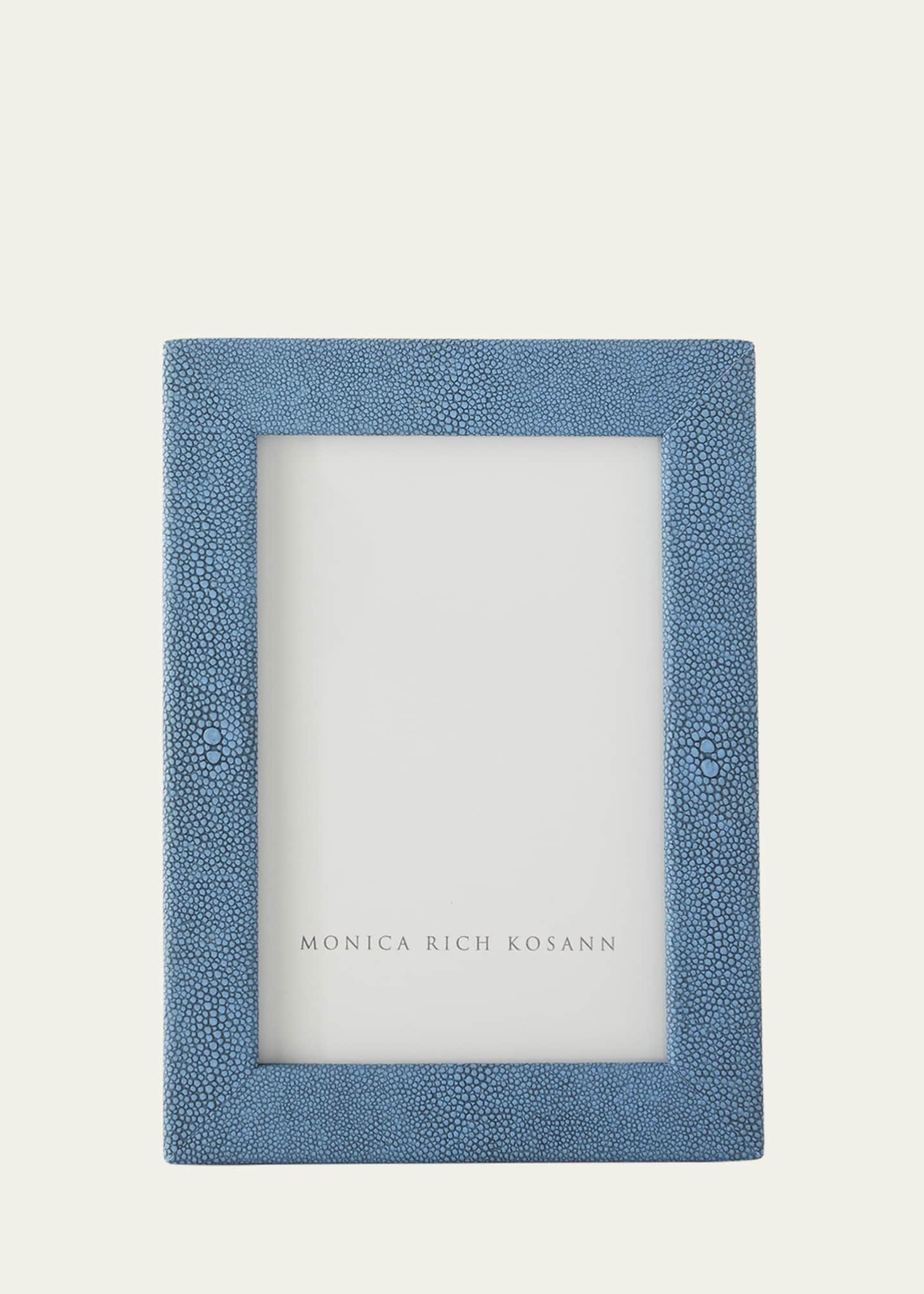 Monica Rich Kosann Photographer's Molding Shagreen-Embossed Faux Leather Frame, 4" x 6" Image 1 of 2