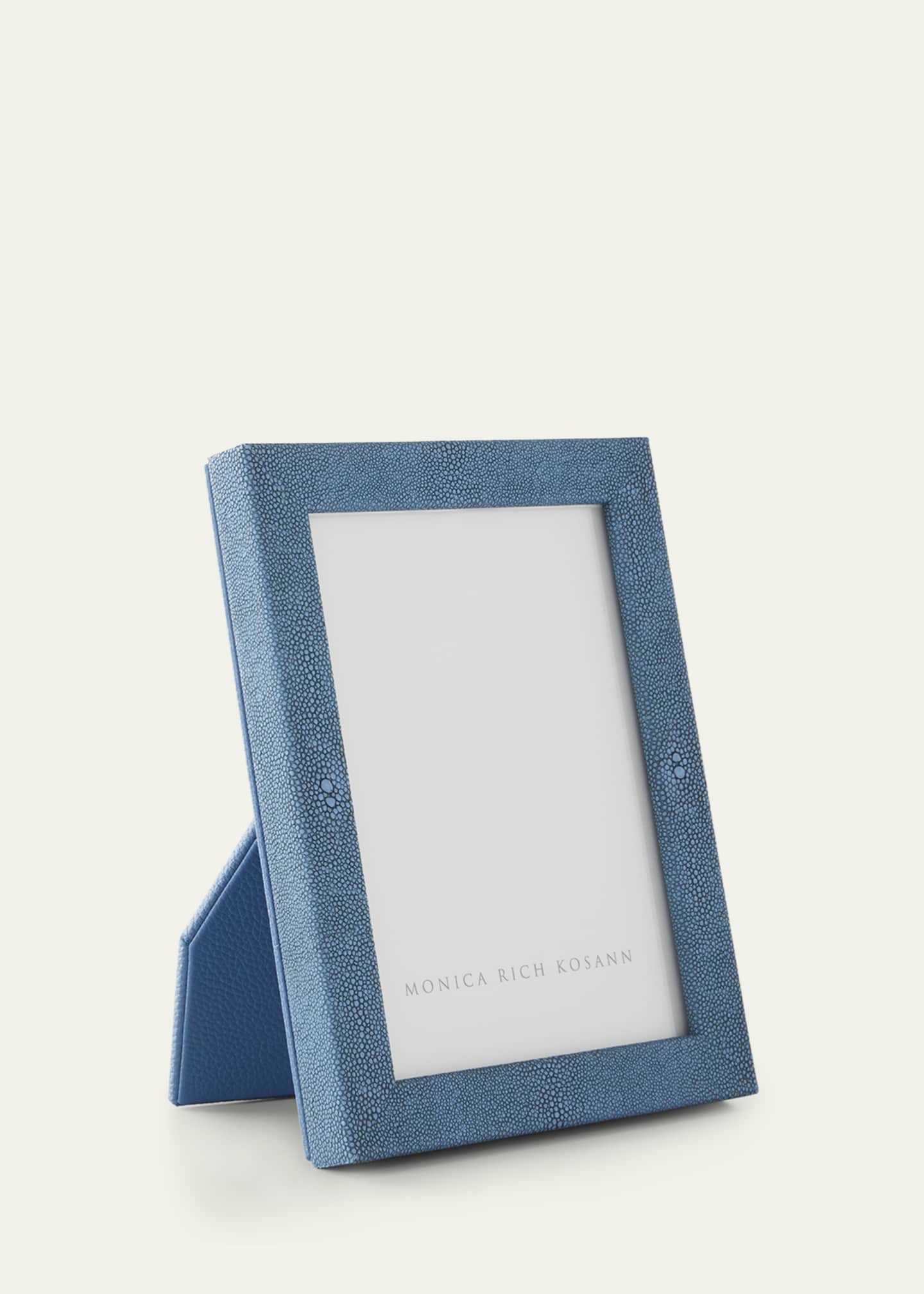 Monica Rich Kosann Photographer's Molding Shagreen-Embossed Faux Leather Frame, 5" x 7" Image 2 of 2