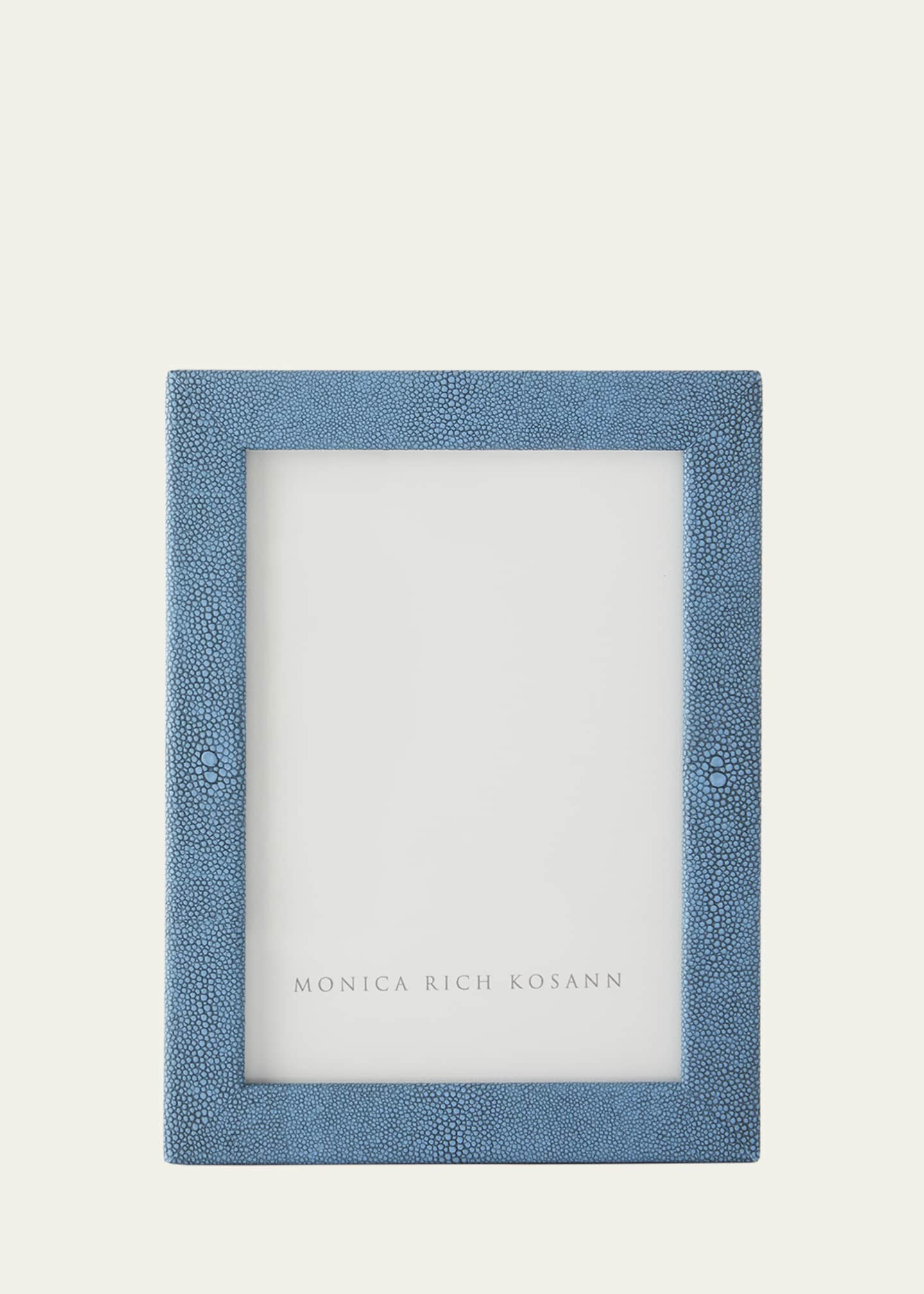 Monica Rich Kosann Photographer's Molding Shagreen-Embossed Faux Leather Frame, 5" x 7" Image 1 of 2