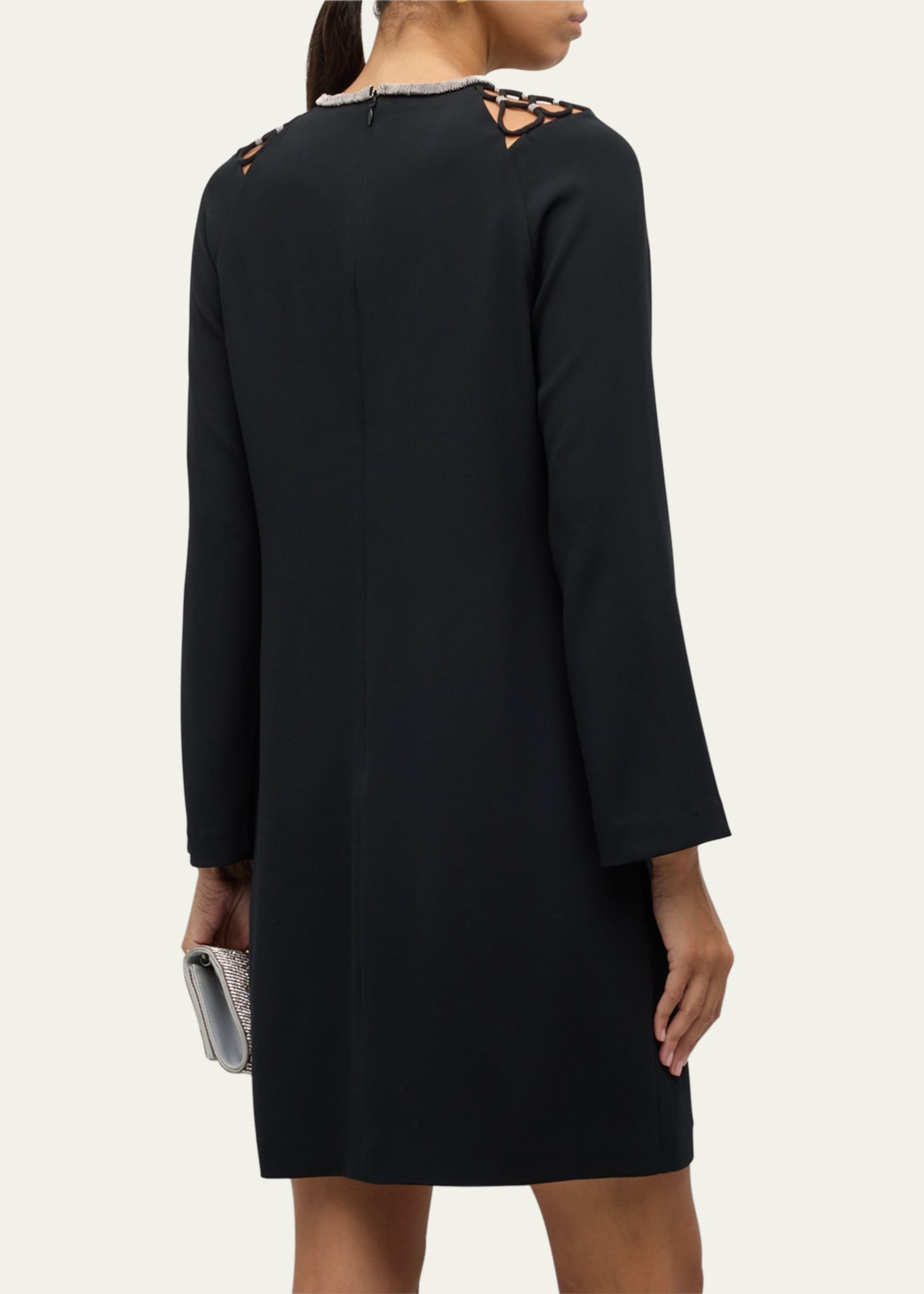 Kobi Halperin Alby Chain-Embellished Shift Dress Image 3 of 5