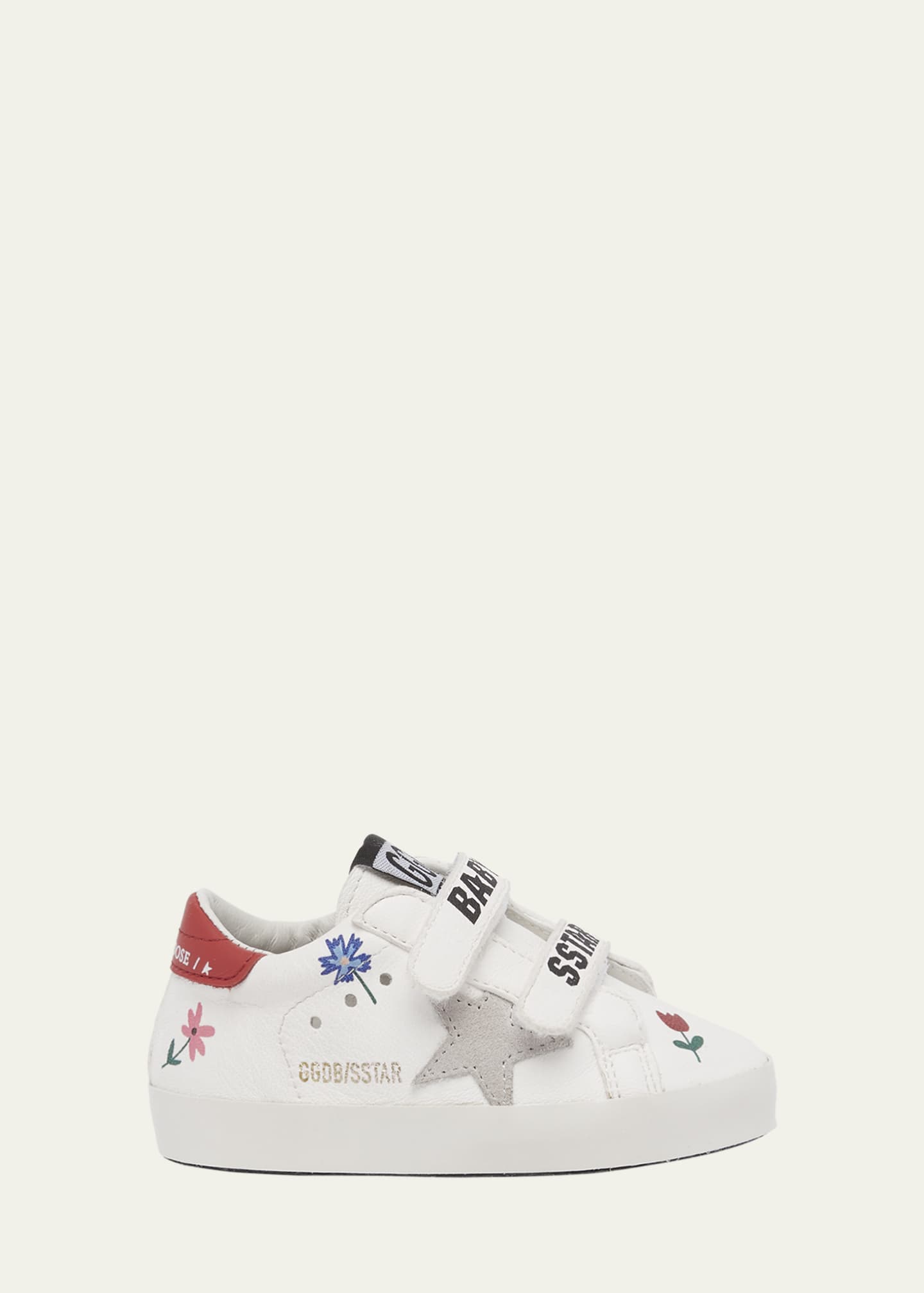 Golden Goose Girl's School Leather Low Top Sneakers, Baby Image 1 of 3