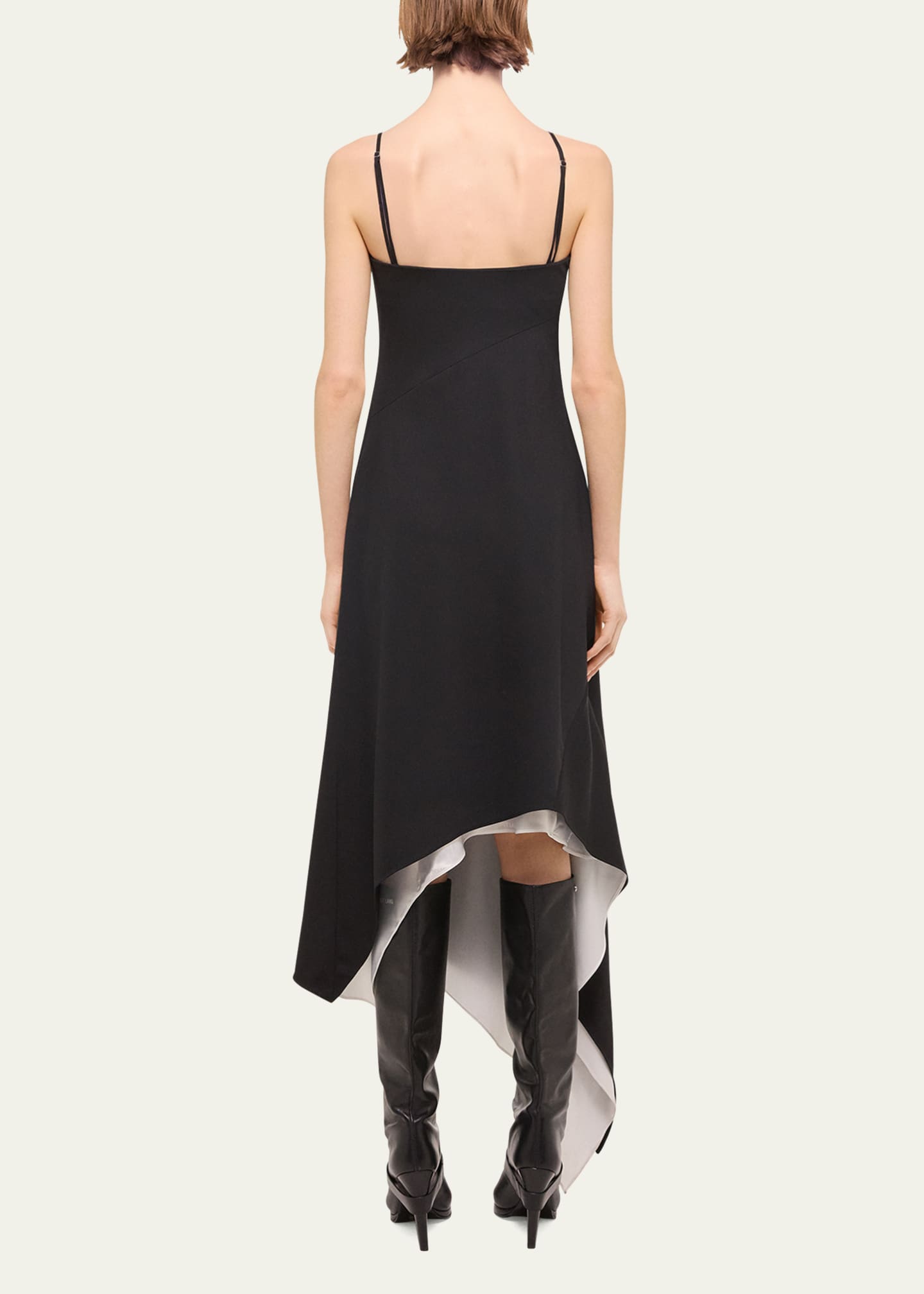 Helmut Lang Scarf Hem Midi Dress Image 3 of 5
