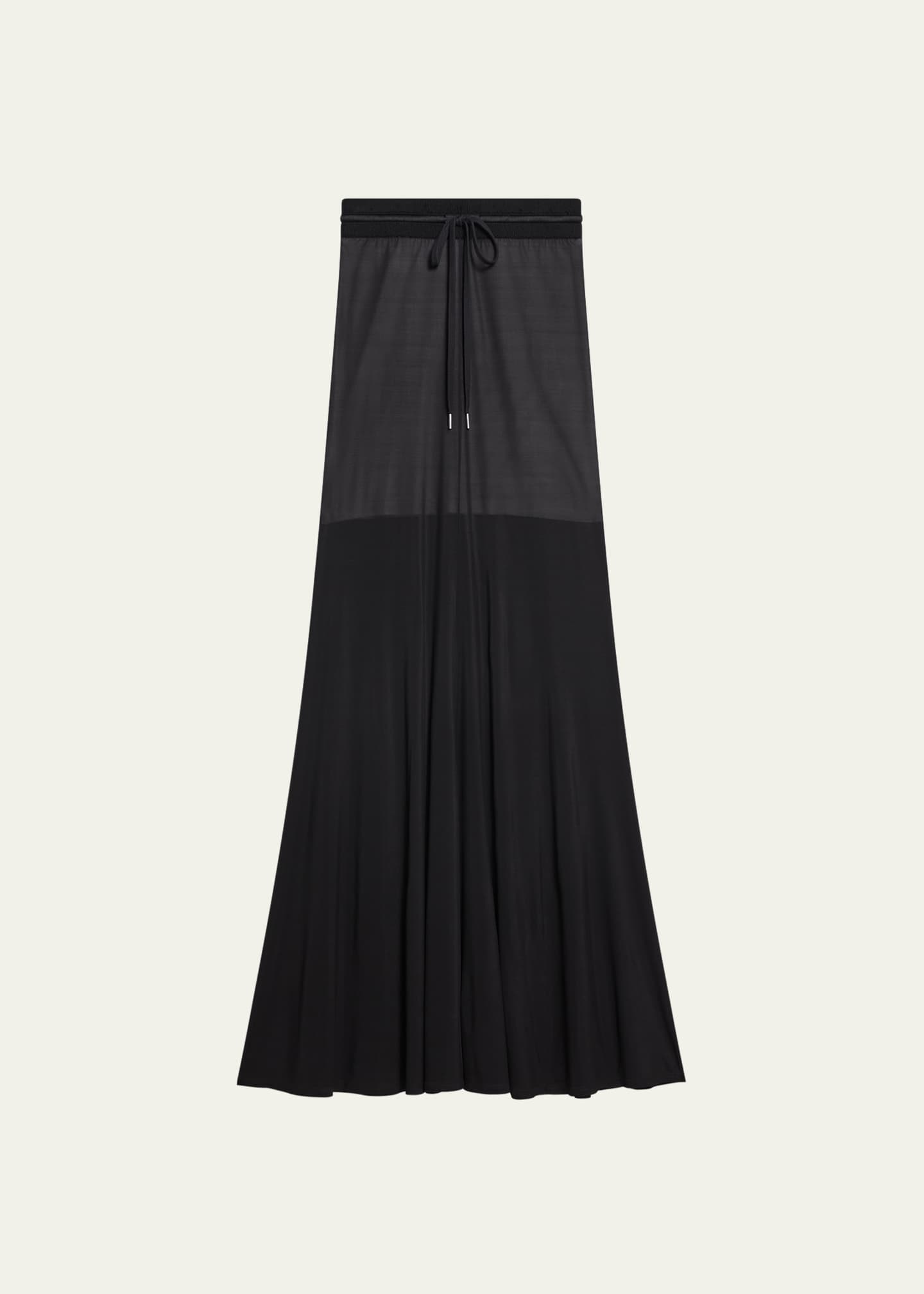 Helmut Lang Hosiery Maxi Skirt Image 1 of 3