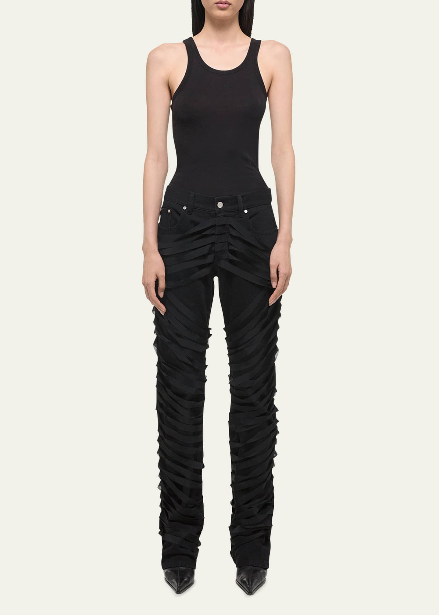 Helmut Lang Ribbon Worker Pants Image 2 of 5