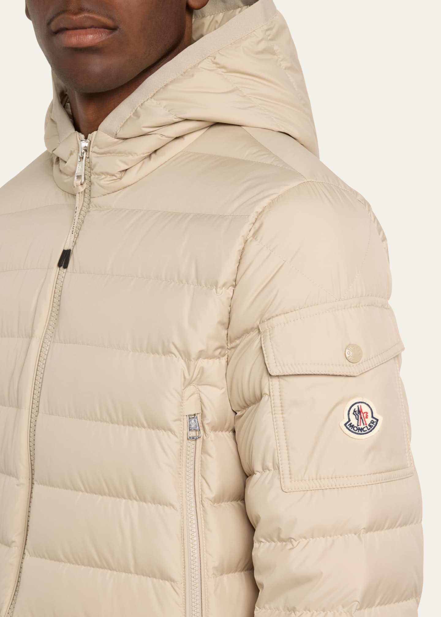 Moncler lightweight down jacket men's on sale