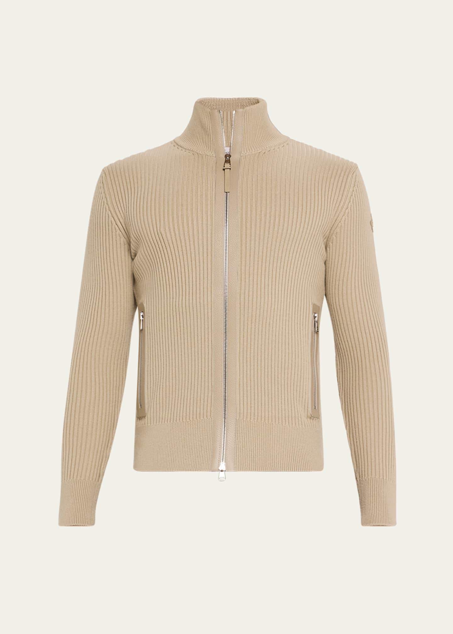 ジャケット MONCLER CARDIGAN JACKET Moncler Cardigan in Black | FWRD
