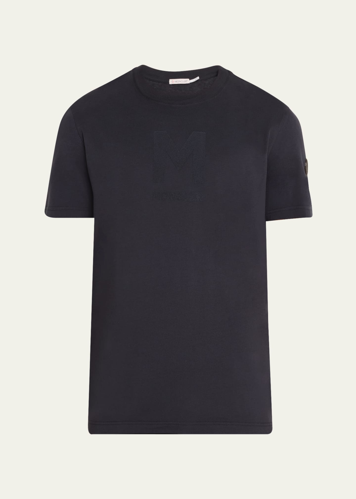 Moncler Men's Logo-Print Cotton T-Shirt Image 1 of 5