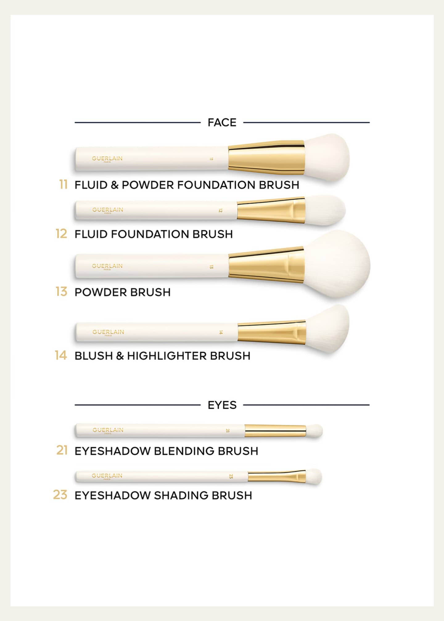 Guerlain No 11 Fluid & Powder Foundation Face Brush Image 2 of 2