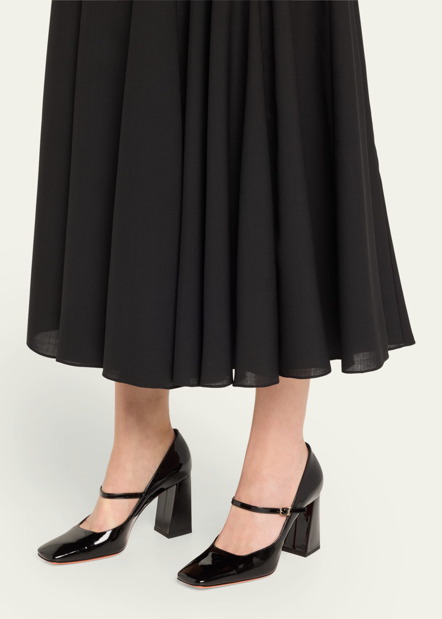 Santoni Marta Patent Mary Jane Pumps Image 2 of 5