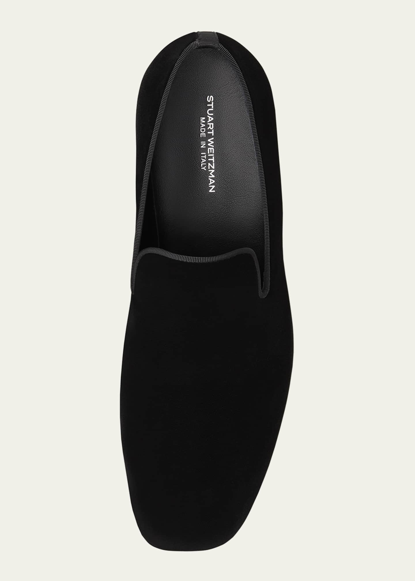 Stuart Weitzman Men's Alfred Velvet Loafers Image 4 of 4