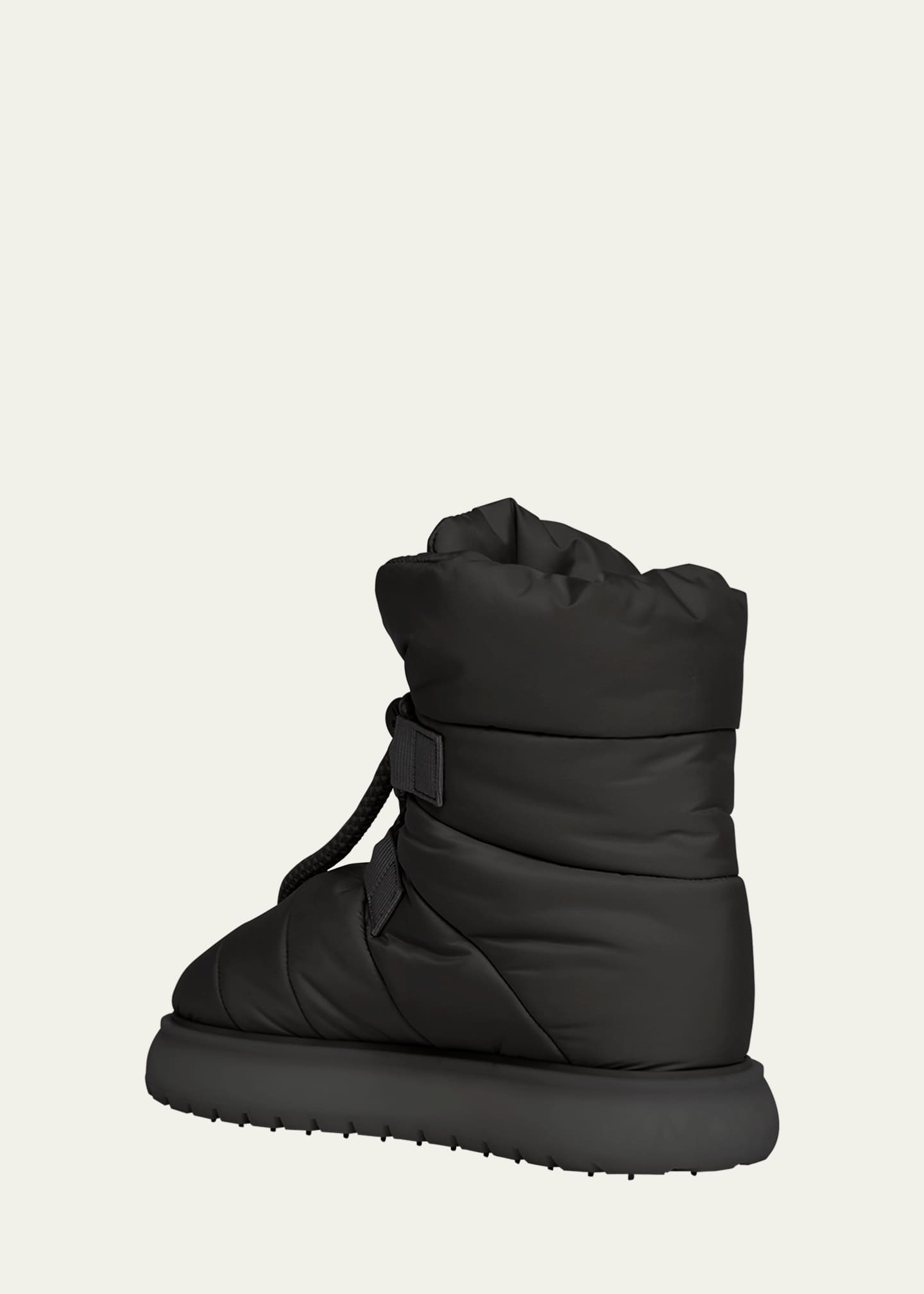 Moncler Gaia Nylon Lace-Up Snow Boots Image 4 of 5