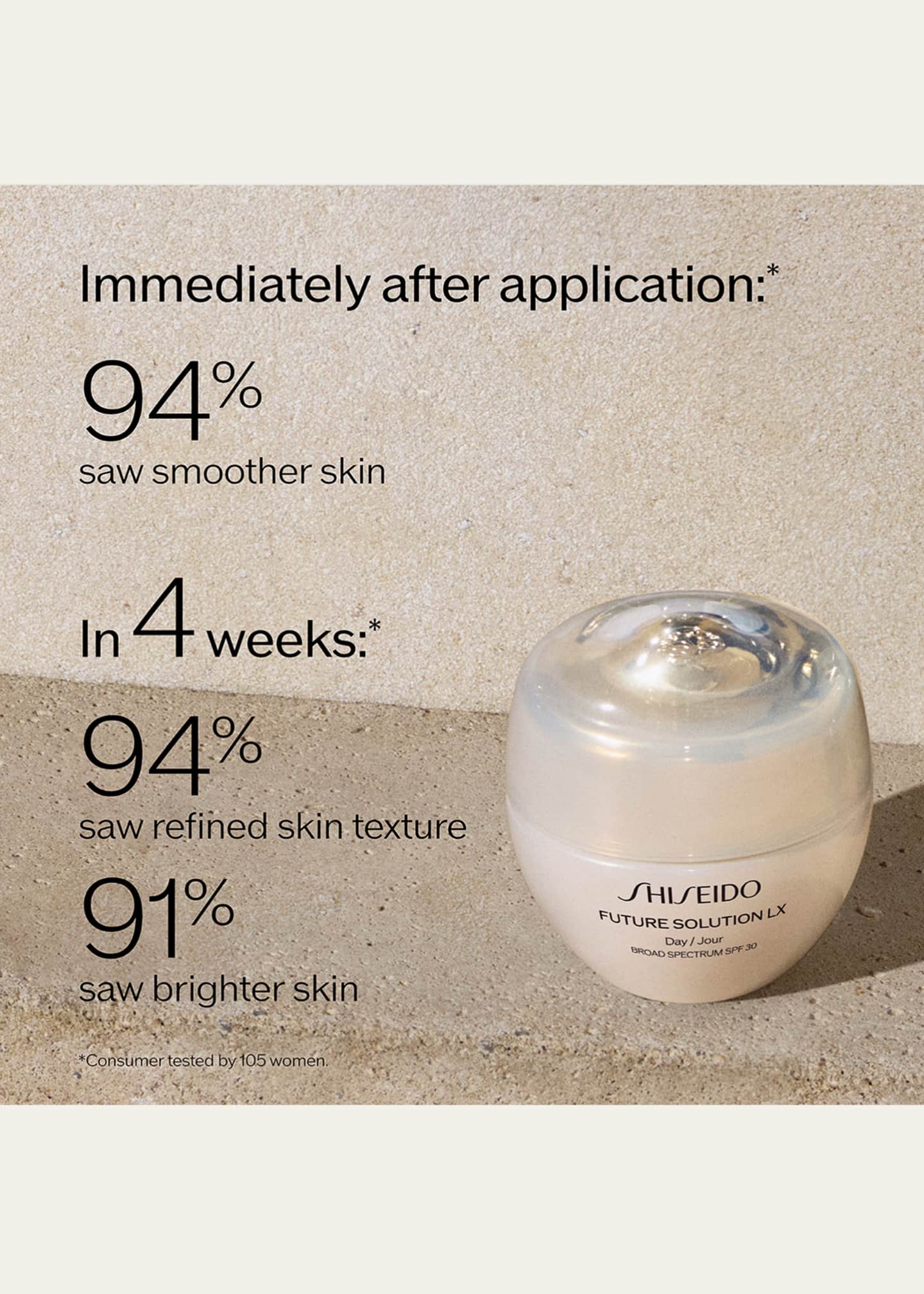 Shiseido Future Solution LX Total Protective Cream SPF 30, 1.8 oz. Image 4 of 5