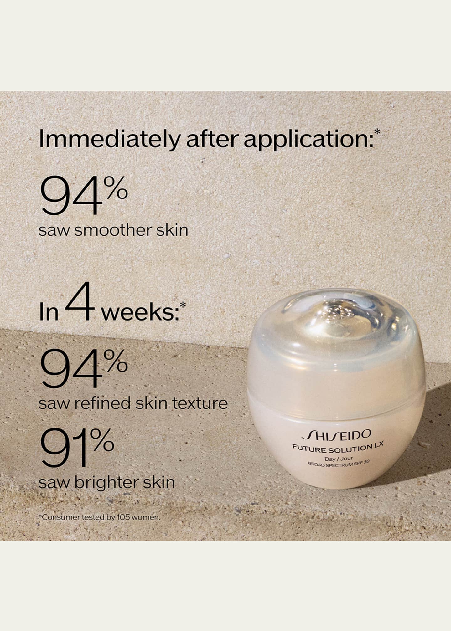 Shiseido Future Solution LX Total Protective Cream SPF 30 Refill, 1.8 oz. Image 4 of 5