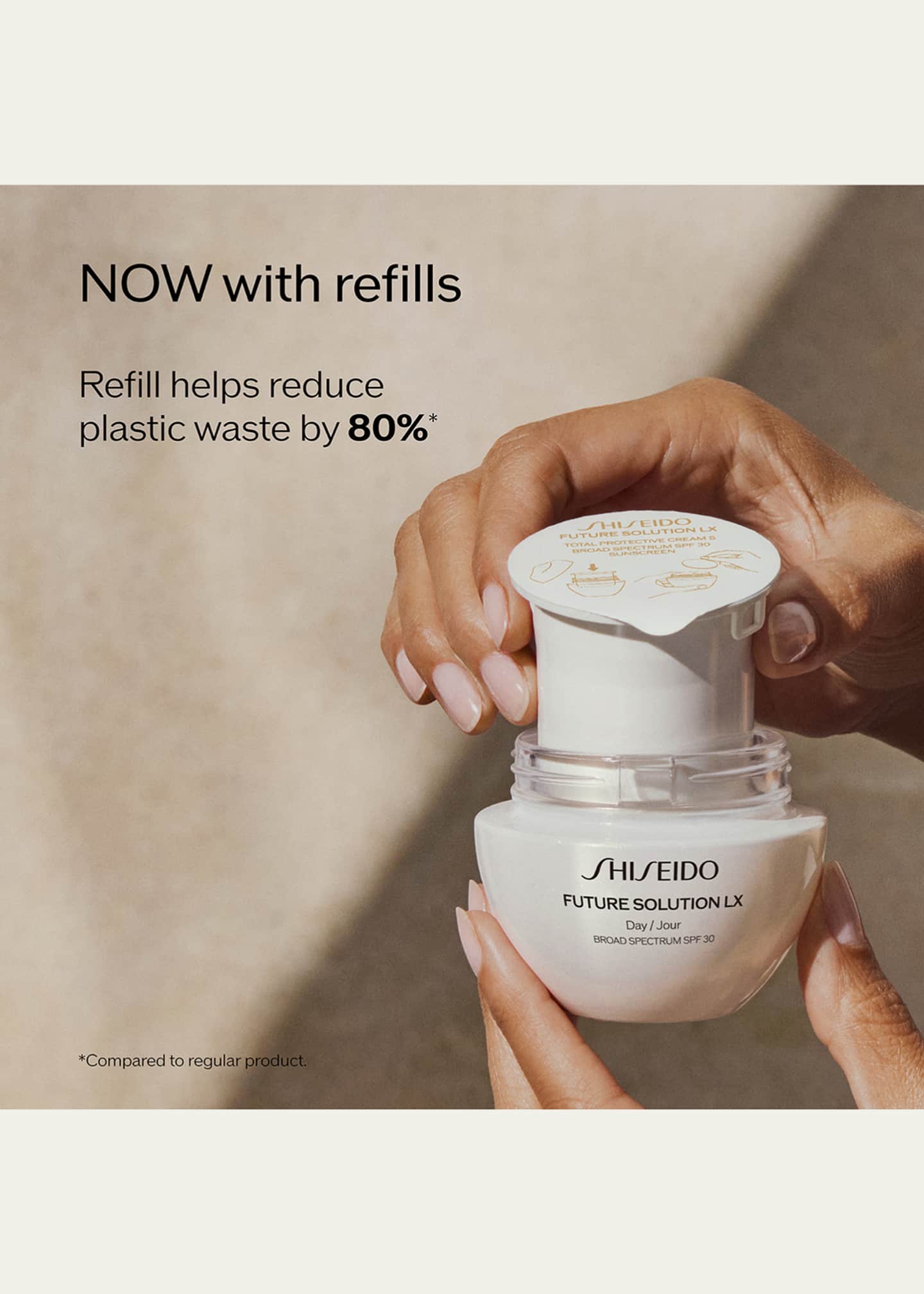 Shiseido Future Solution LX Total Protective Cream SPF 30 Refill, 1.8 oz. Image 5 of 5